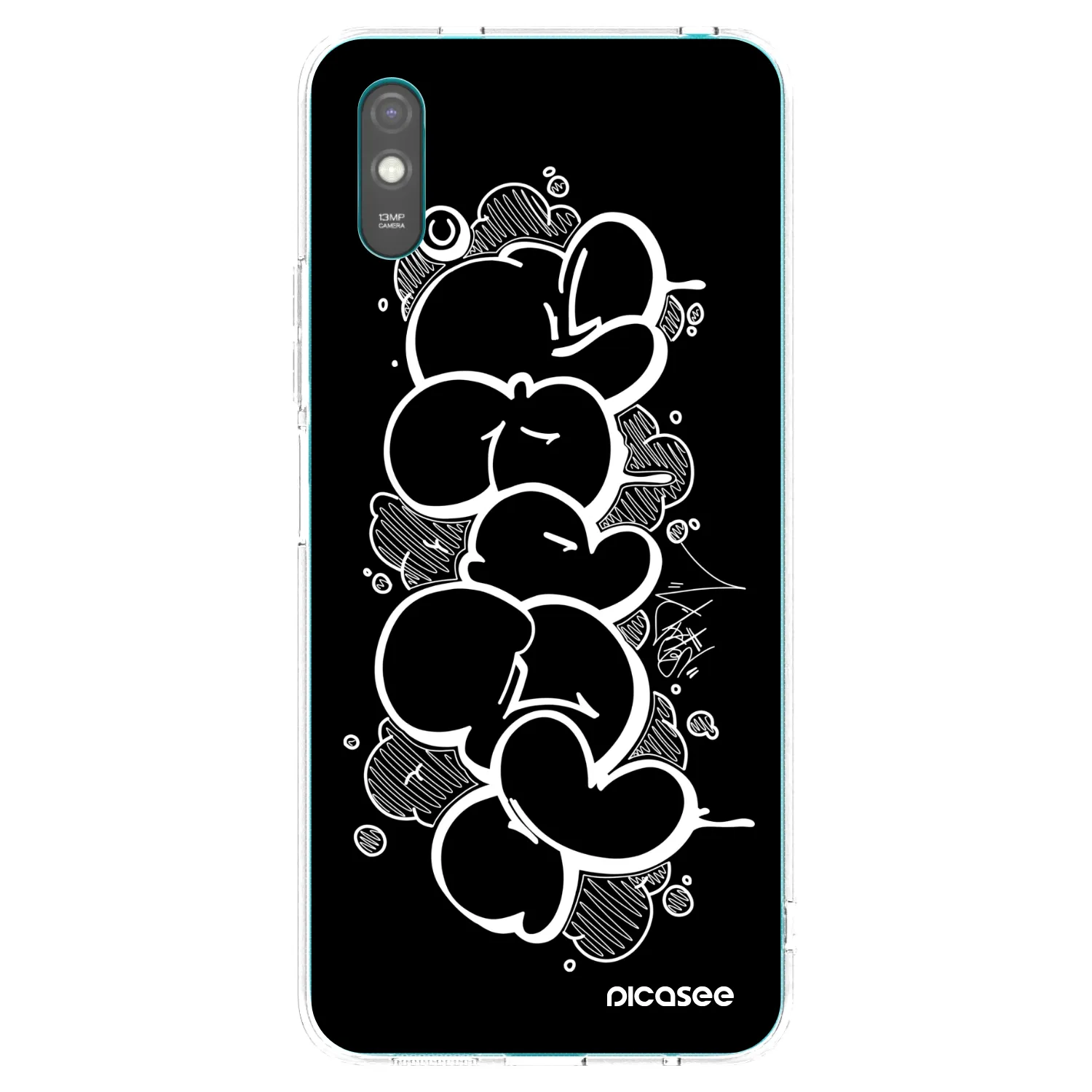 Picasee silikónový prehľadný obal pre Xiaomi Redmi 9A - Throw UP