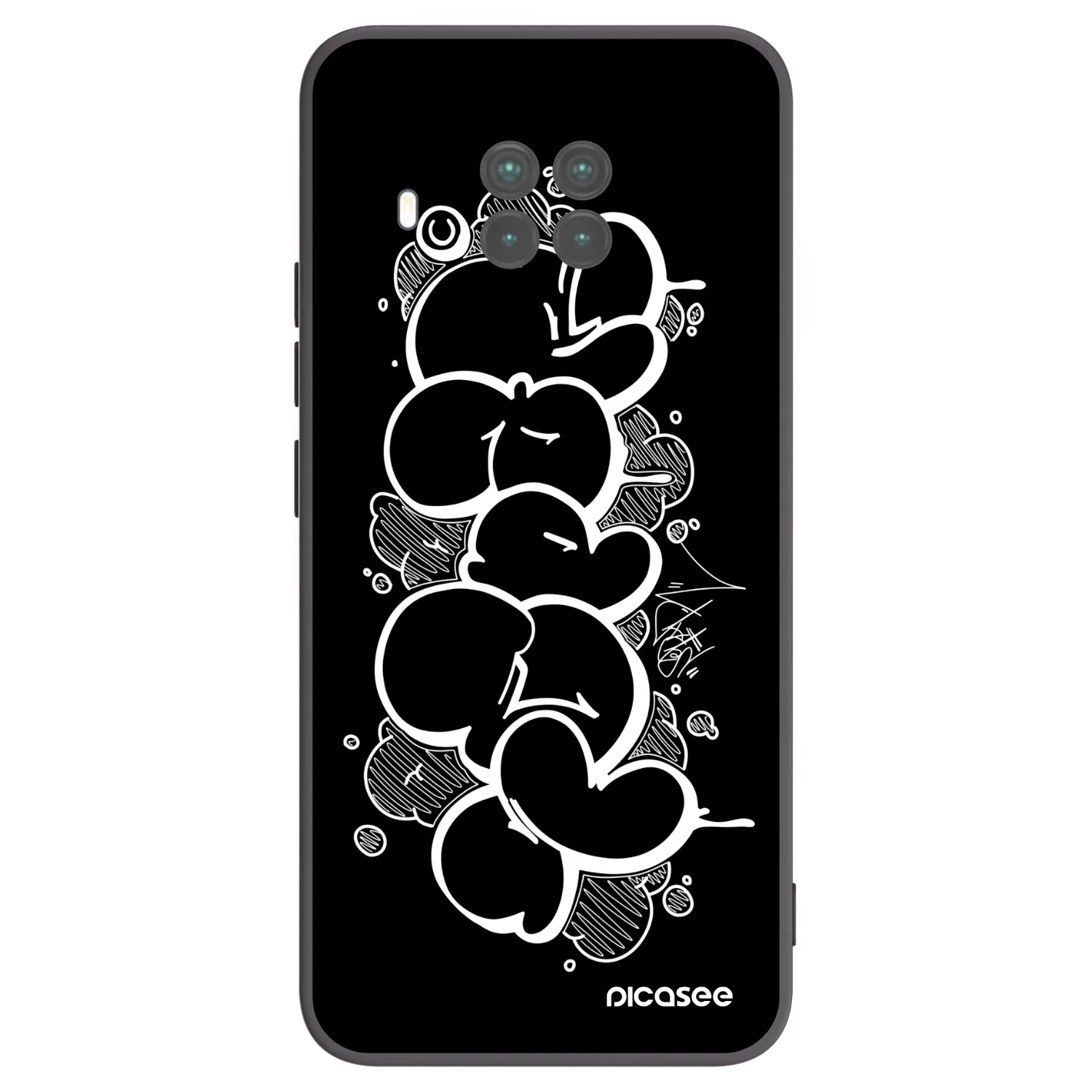 Picasee silikónový čierny obal pre Xiaomi Mi 10T Lite - Throw UP