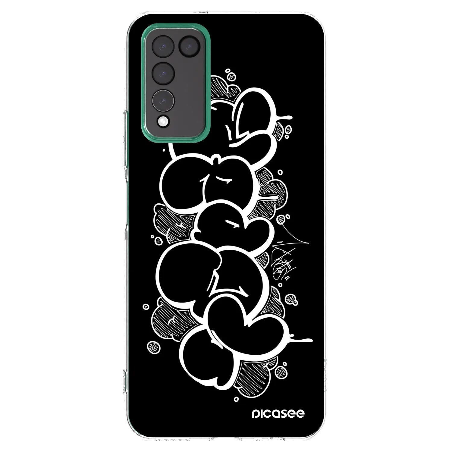 Picasee silikónový prehľadný obal pre Honor 10X Lite - Throw UP