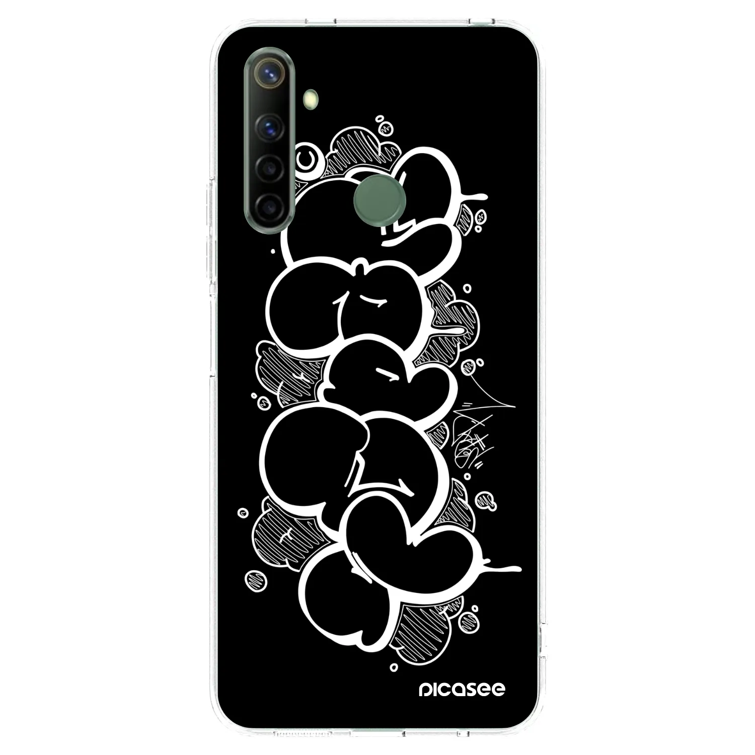 Picasee silikónový prehľadný obal pre Realme 6i - Throw UP