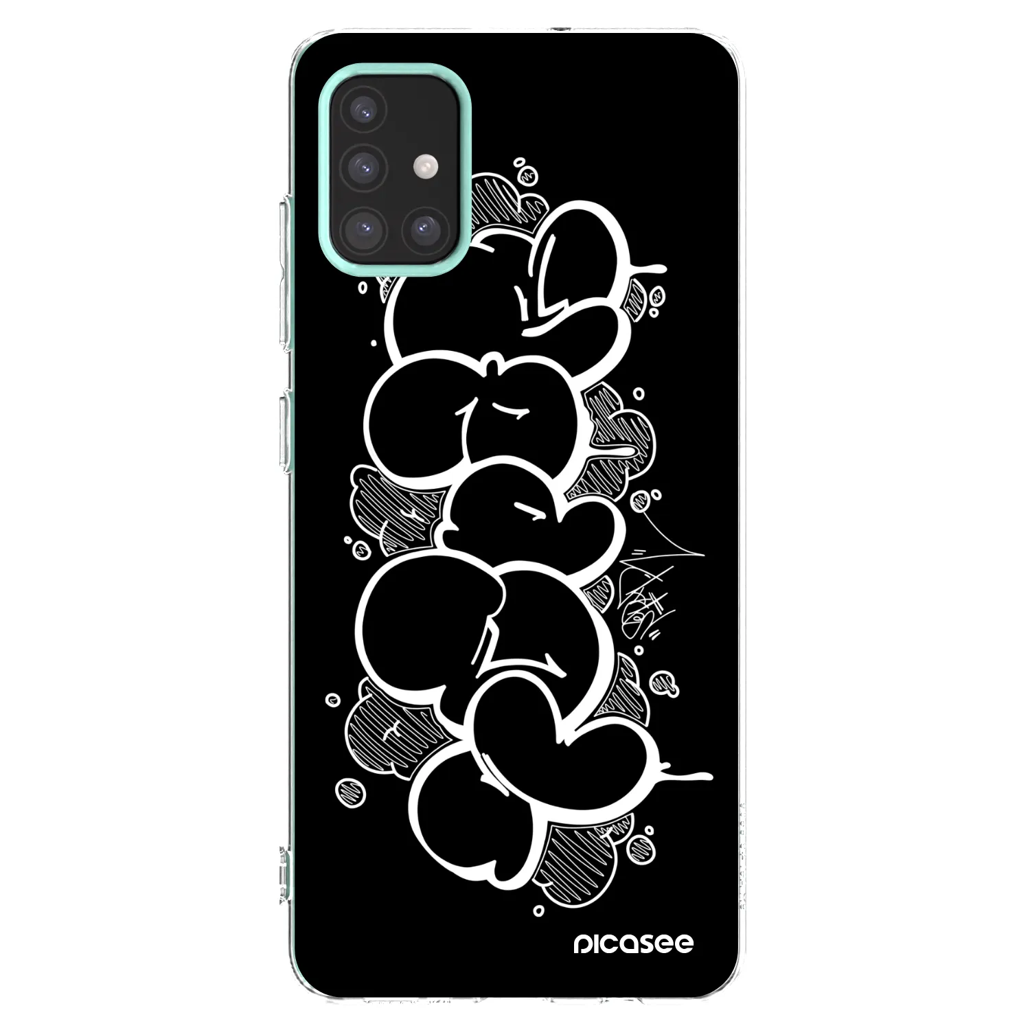 Picasee silikónový prehľadný obal pre Samsung Galaxy M31s - Throw UP