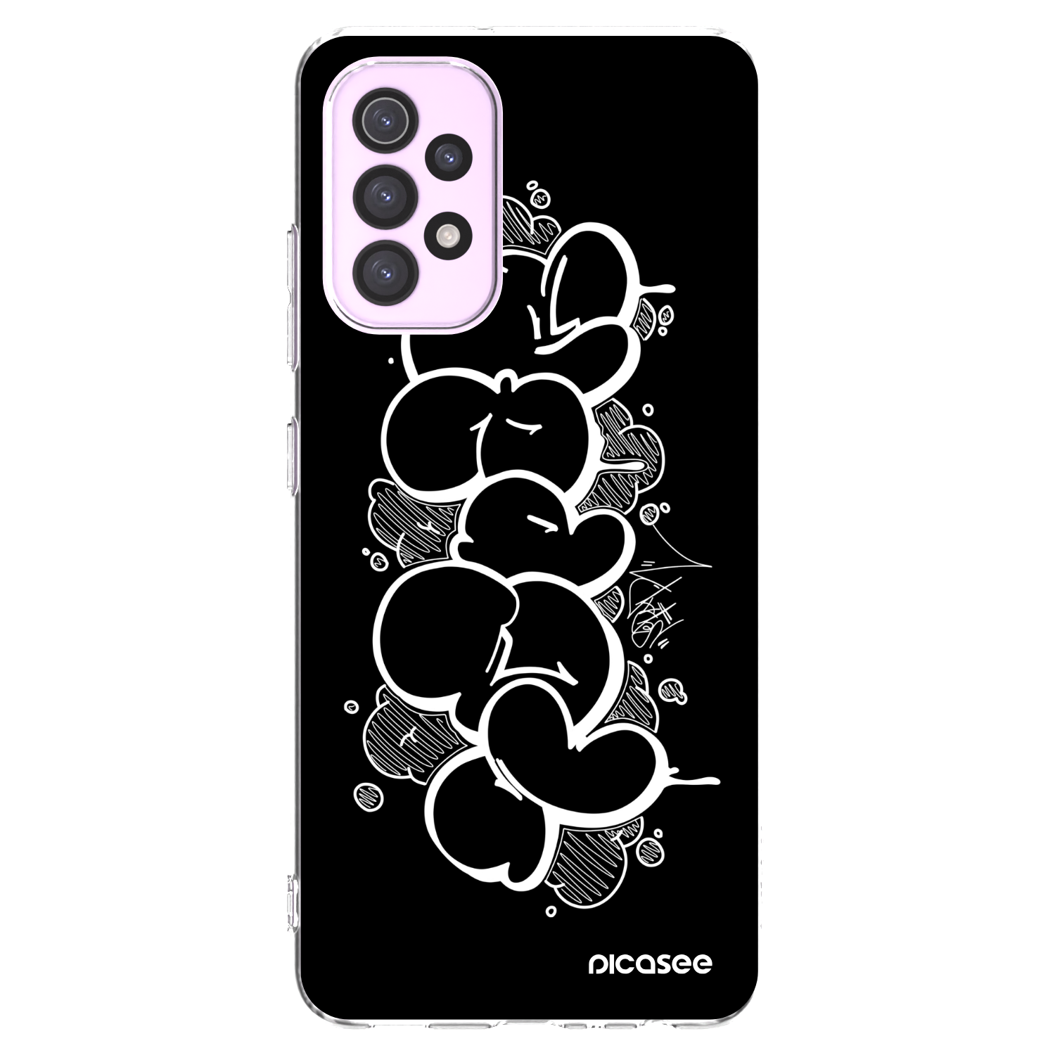 Picasee silikónový prehľadný obal pre Samsung Galaxy A32 5G A326B - Throw UP
