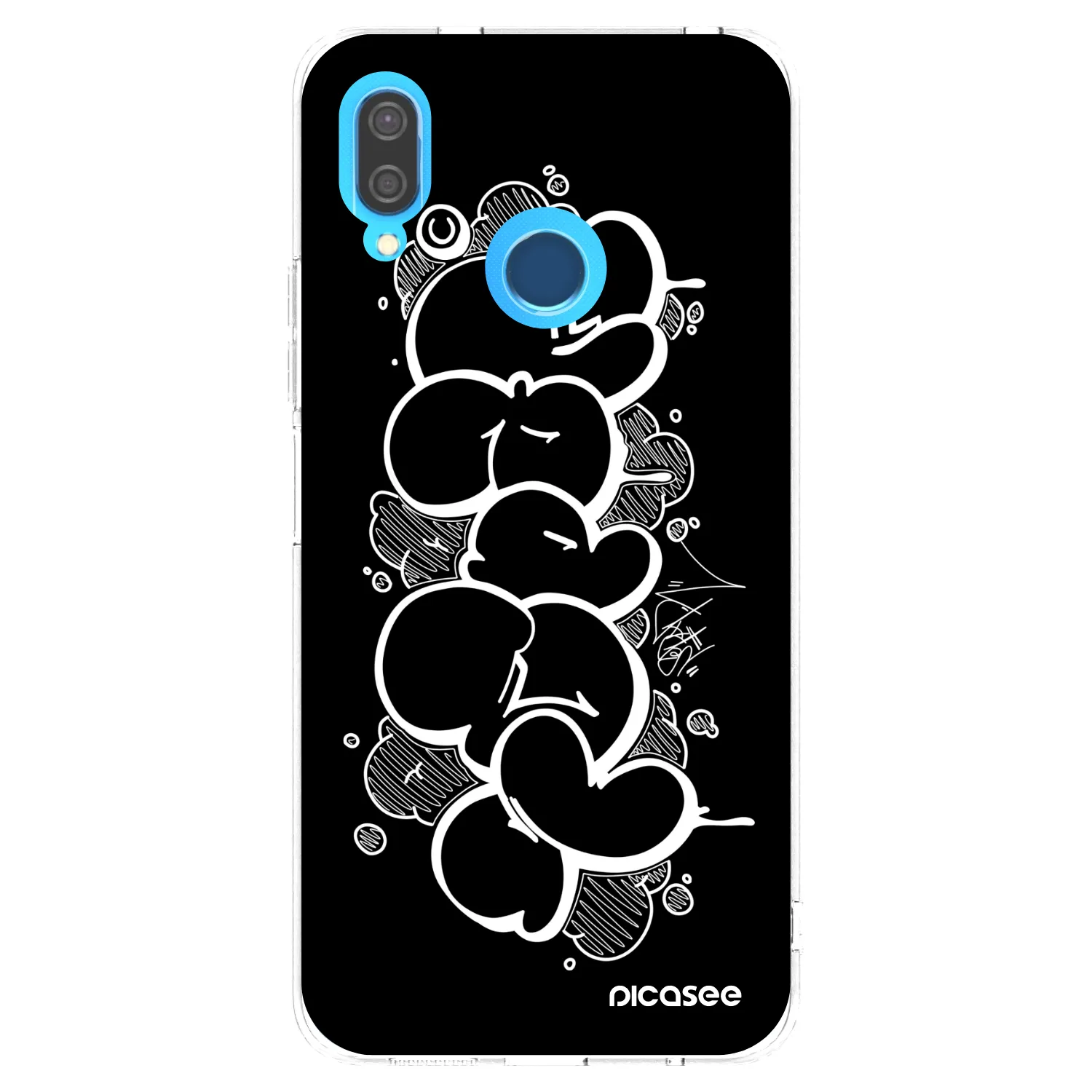 Picasee silikónový prehľadný obal pre Huawei P20 Lite - Throw UP