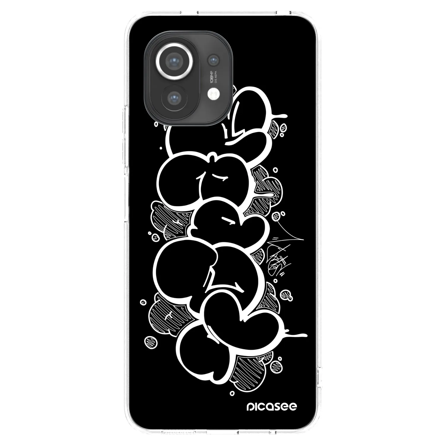 Picasee silikónový prehľadný obal pre Xiaomi Mi 11 - Throw UP