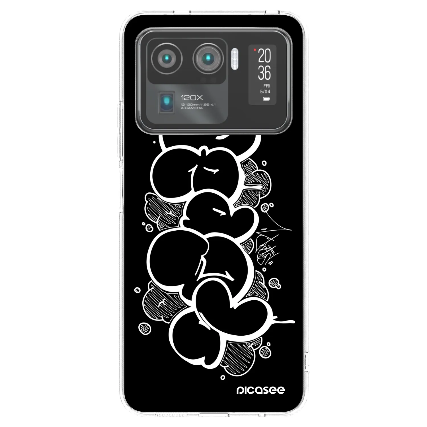 Picasee silikónový prehľadný obal pre Xiaomi Mi 11 Ultra - Throw UP