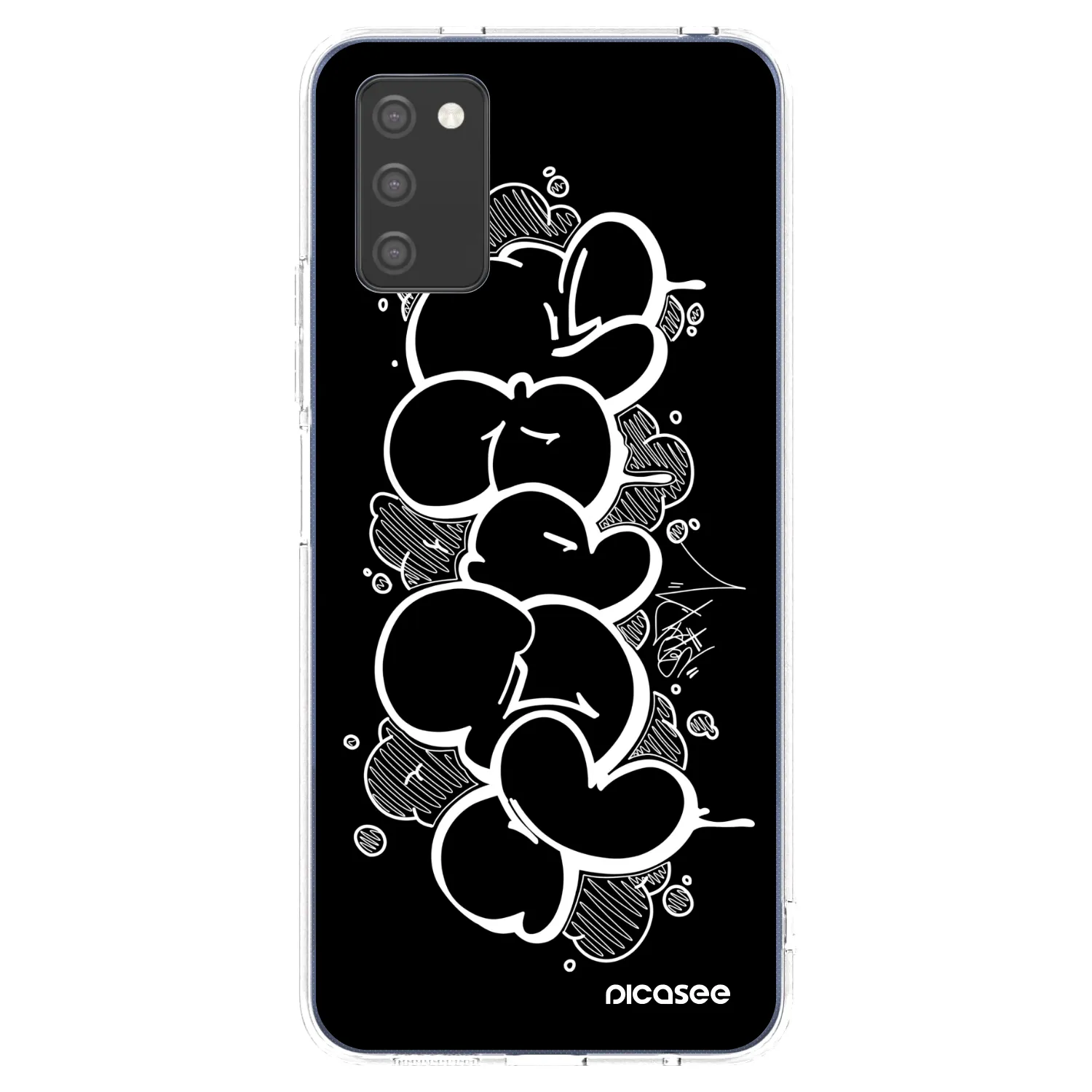 Picasee silikónový prehľadný obal pre Samsung Galaxy A02s A025G - Throw UP