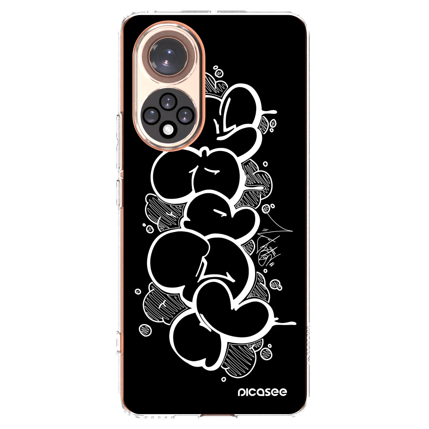 Picasee silikónový prehľadný obal pre Honor 50 5G - Throw UP
