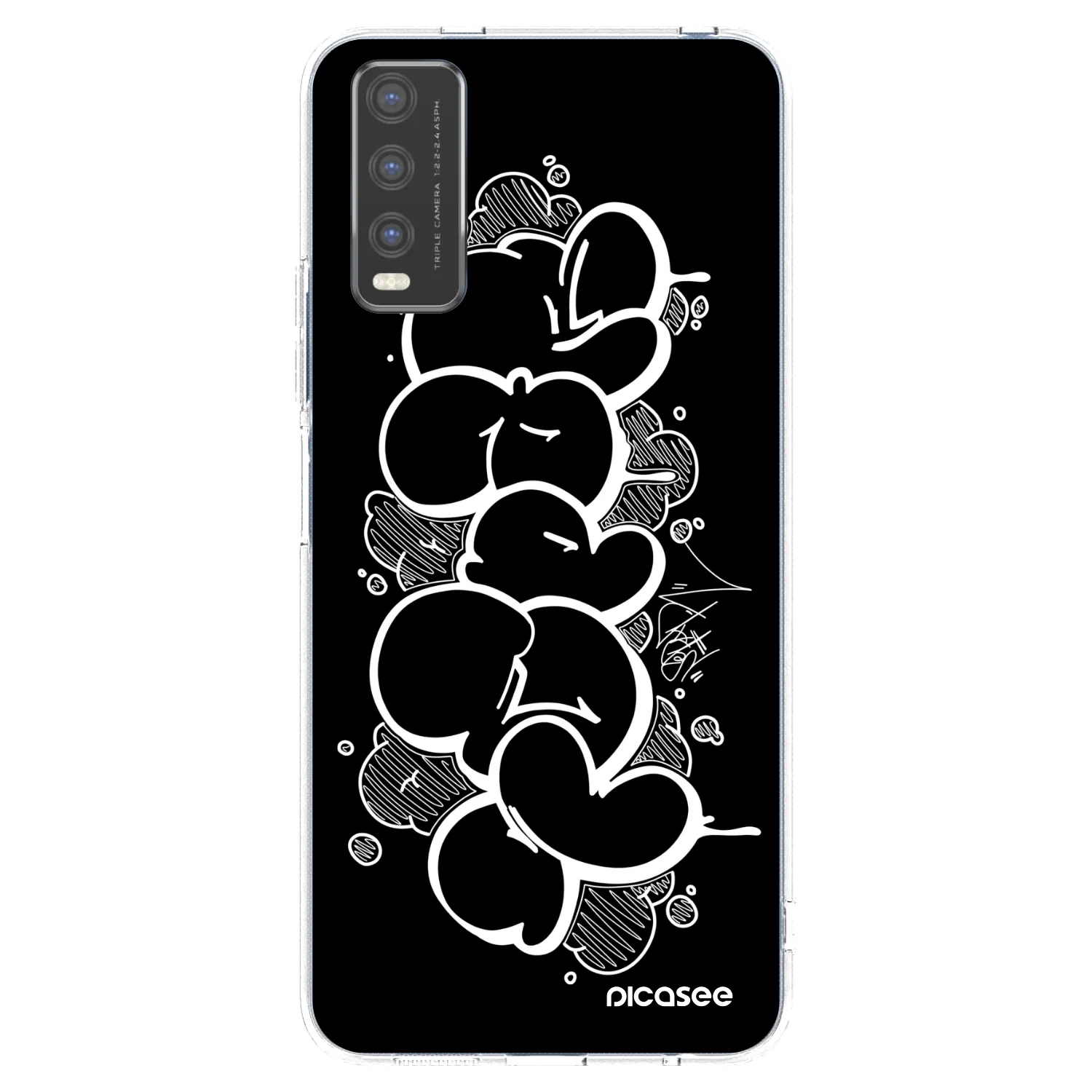 Picasee silikónový prehľadný obal pre Vivo Y20s - Throw UP