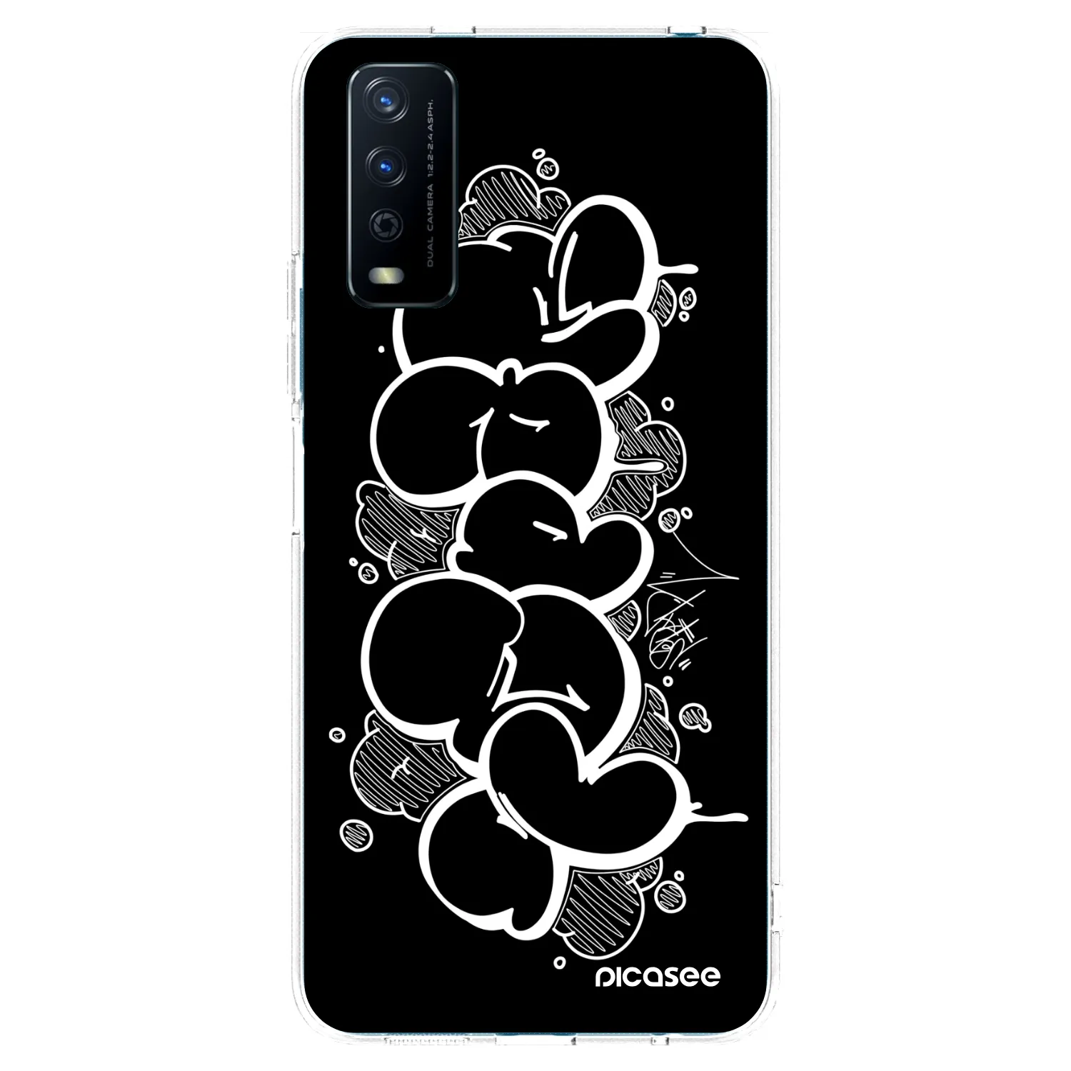 Picasee silikónový prehľadný obal pre Vivo Y11s - Throw UP