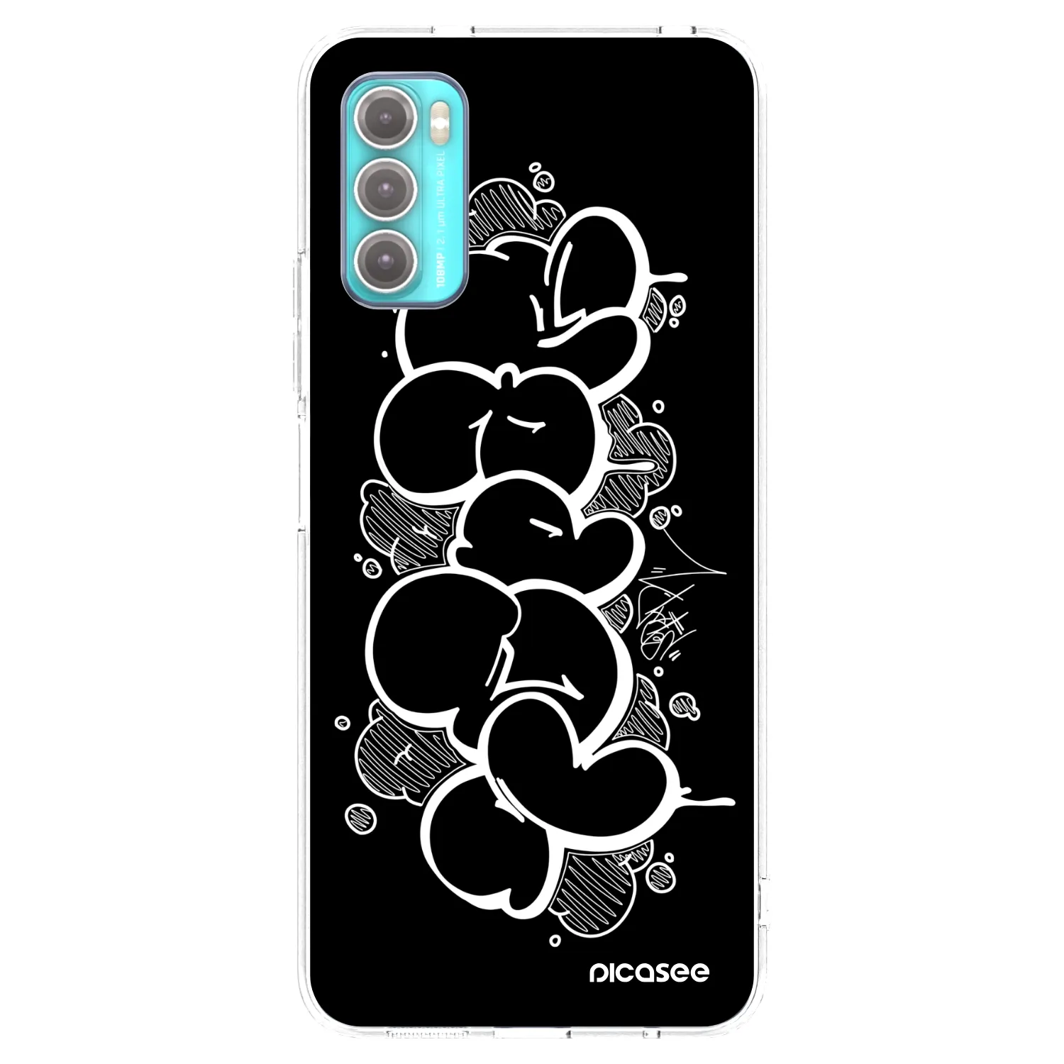 Picasee silikónový prehľadný obal pre Motorola Moto G60 - Throw UP