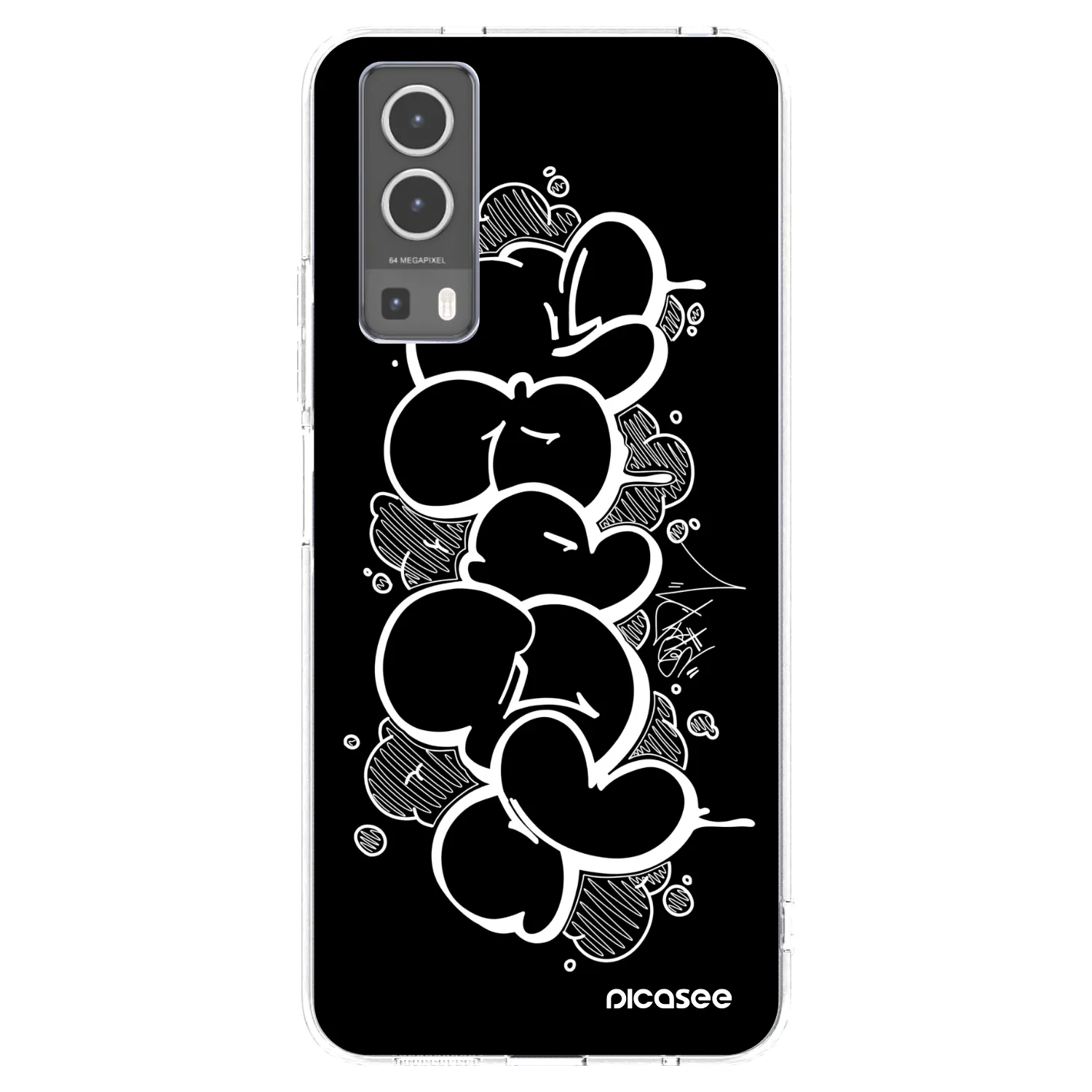 Picasee silikónový prehľadný obal pre Vivo Y72 5G - Throw UP