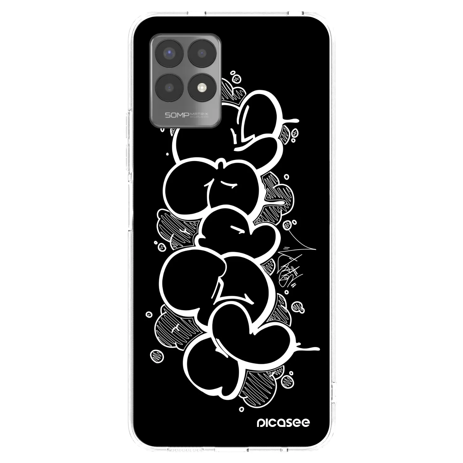 Picasee silikónový prehľadný obal pre Realme 8i - Throw UP
