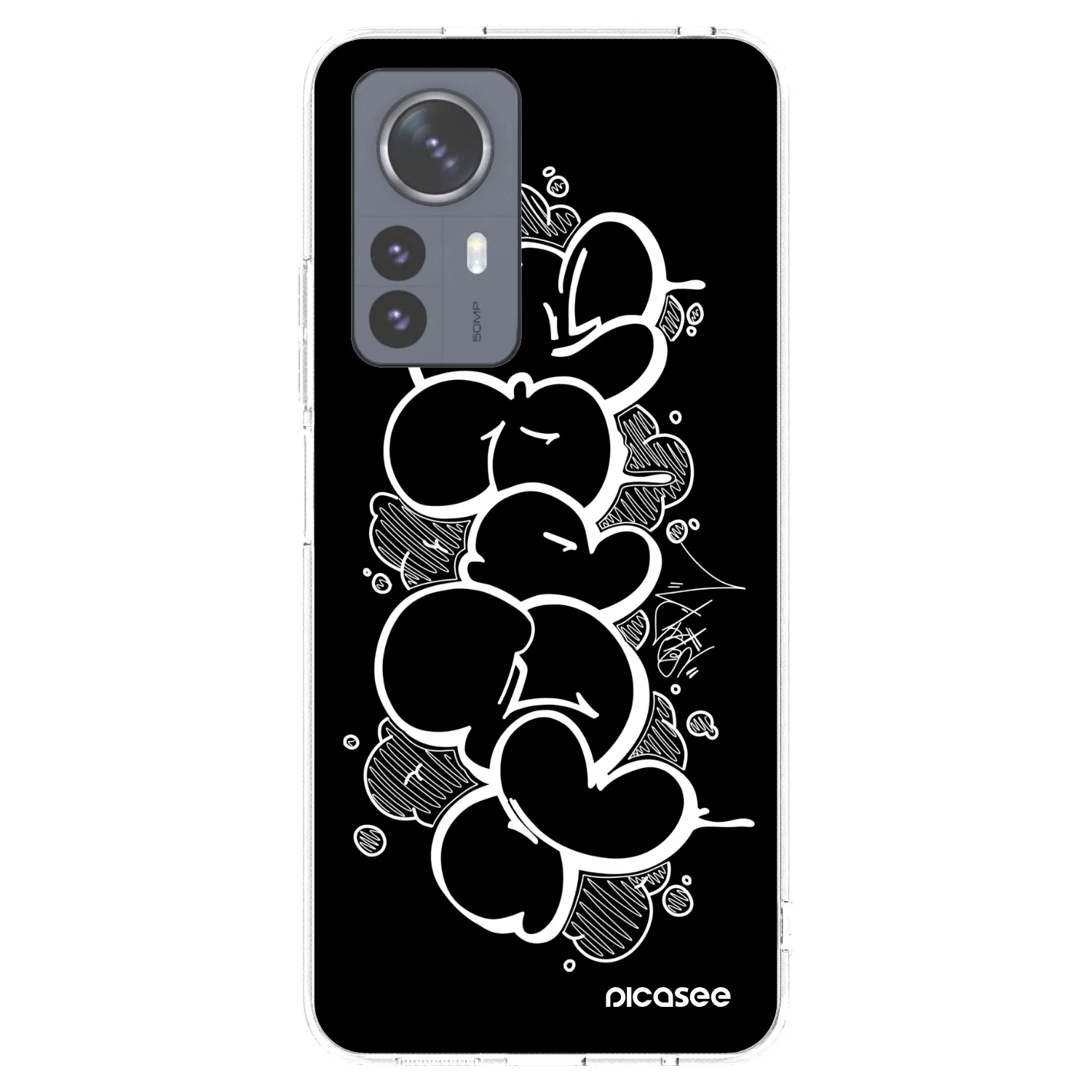 Picasee silikónový prehľadný obal pre Xiaomi 12 Pro - Throw UP