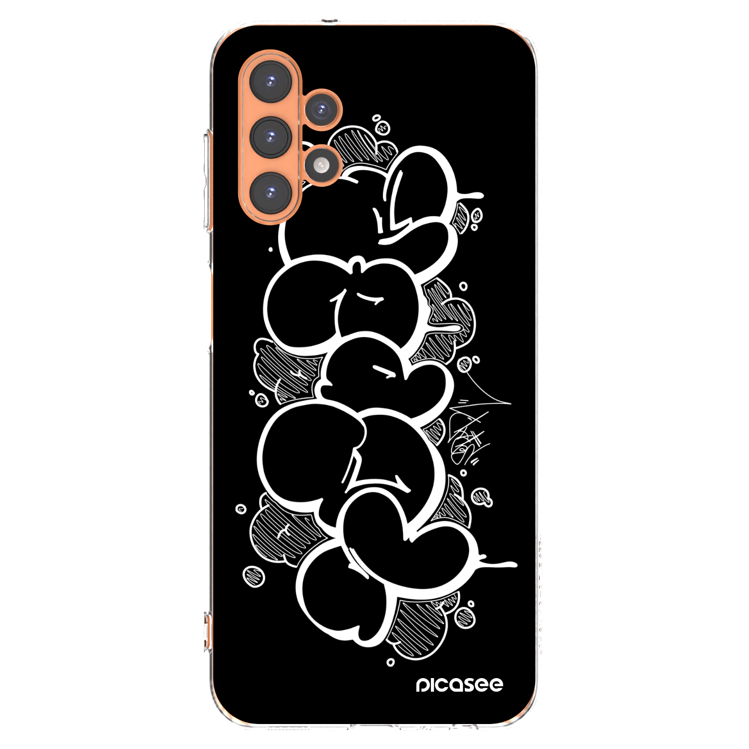 Picasee silikónový prehľadný obal pre Samsung Galaxy A13 4G A135 - Throw UP