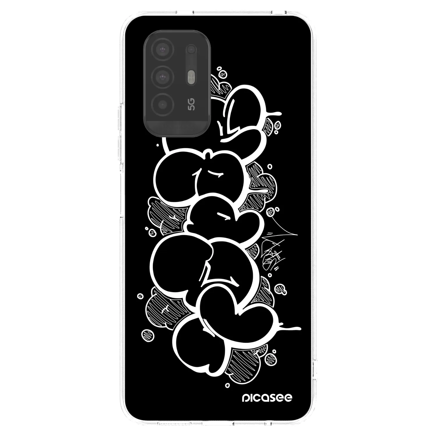 Picasee silikónový prehľadný obal pre OPPO A94 5G - Throw UP