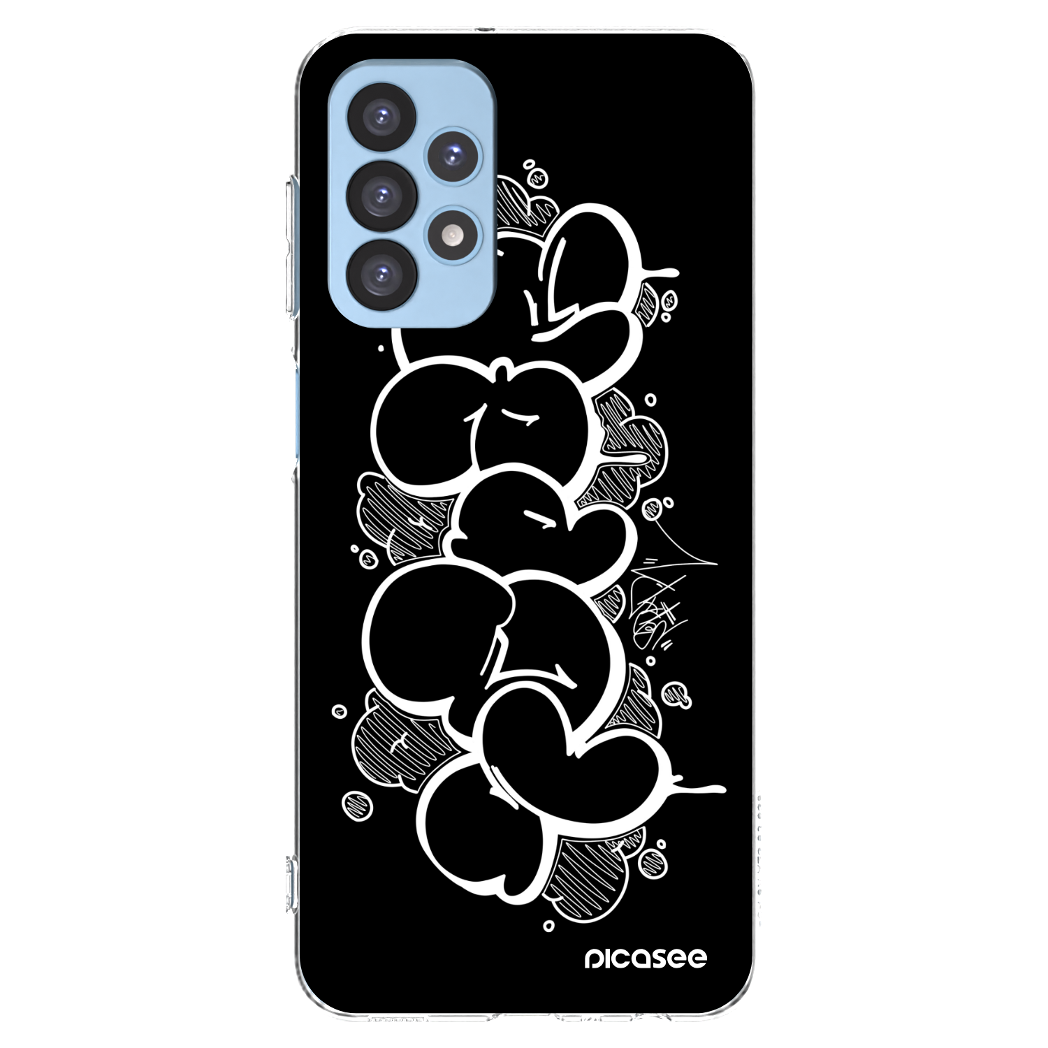 Picasee silikónový prehľadný obal pre Samsung Galaxy A23 A235F 4G - Throw UP