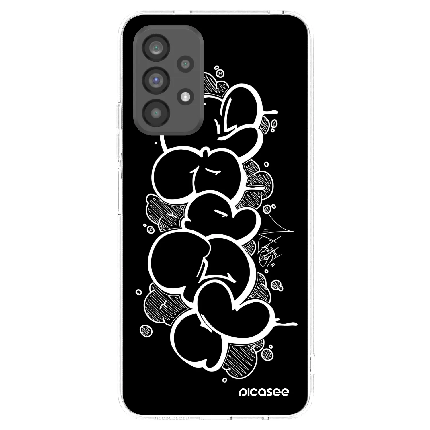 Picasee silikónový prehľadný obal pre Samsung Galaxy A73 5G - Throw UP