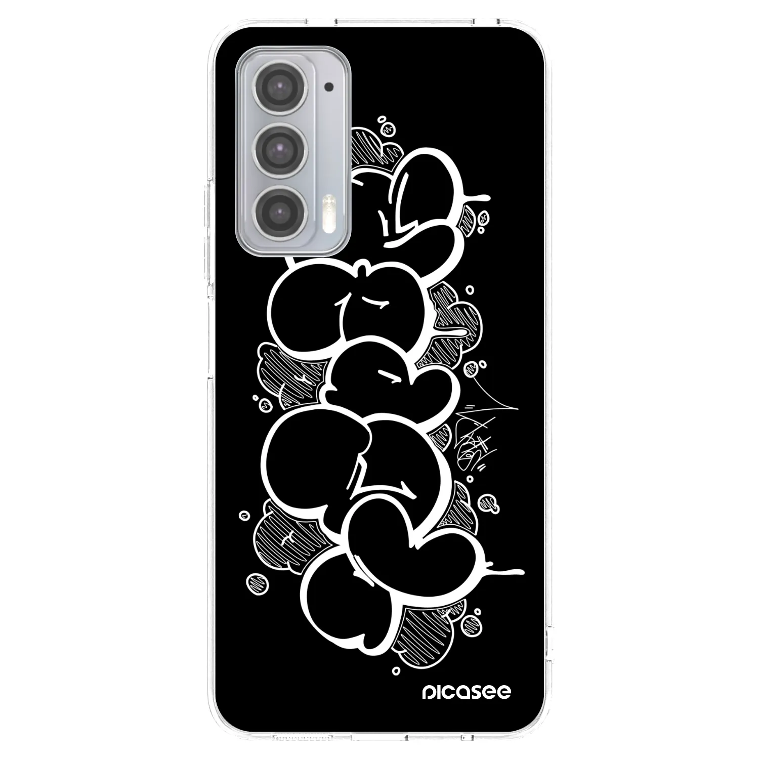 Picasee silikónový prehľadný obal pre Motorola Edge 20 - Throw UP