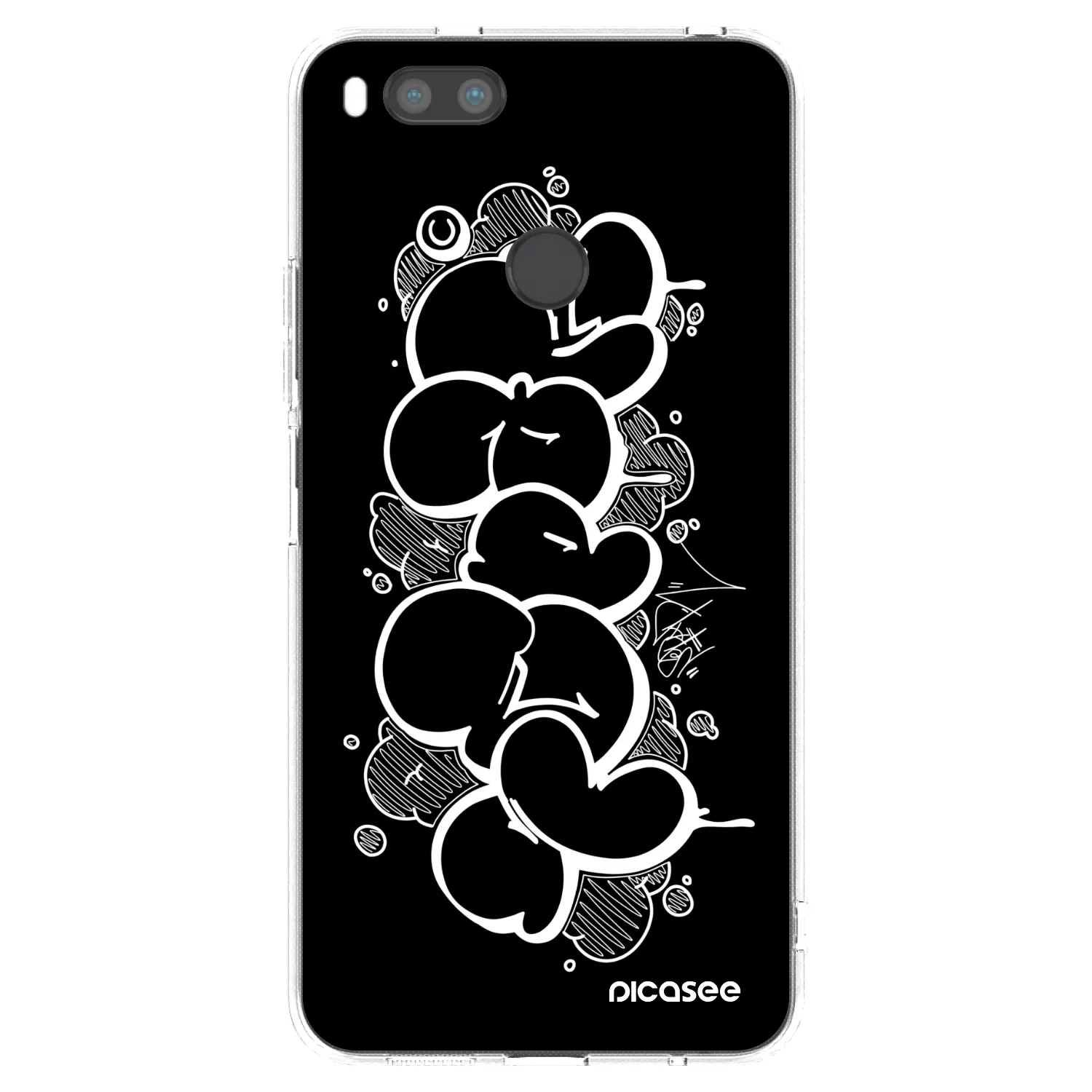 Picasee silikónový prehľadný obal pre Xiaomi Redmi A1 - Throw UP