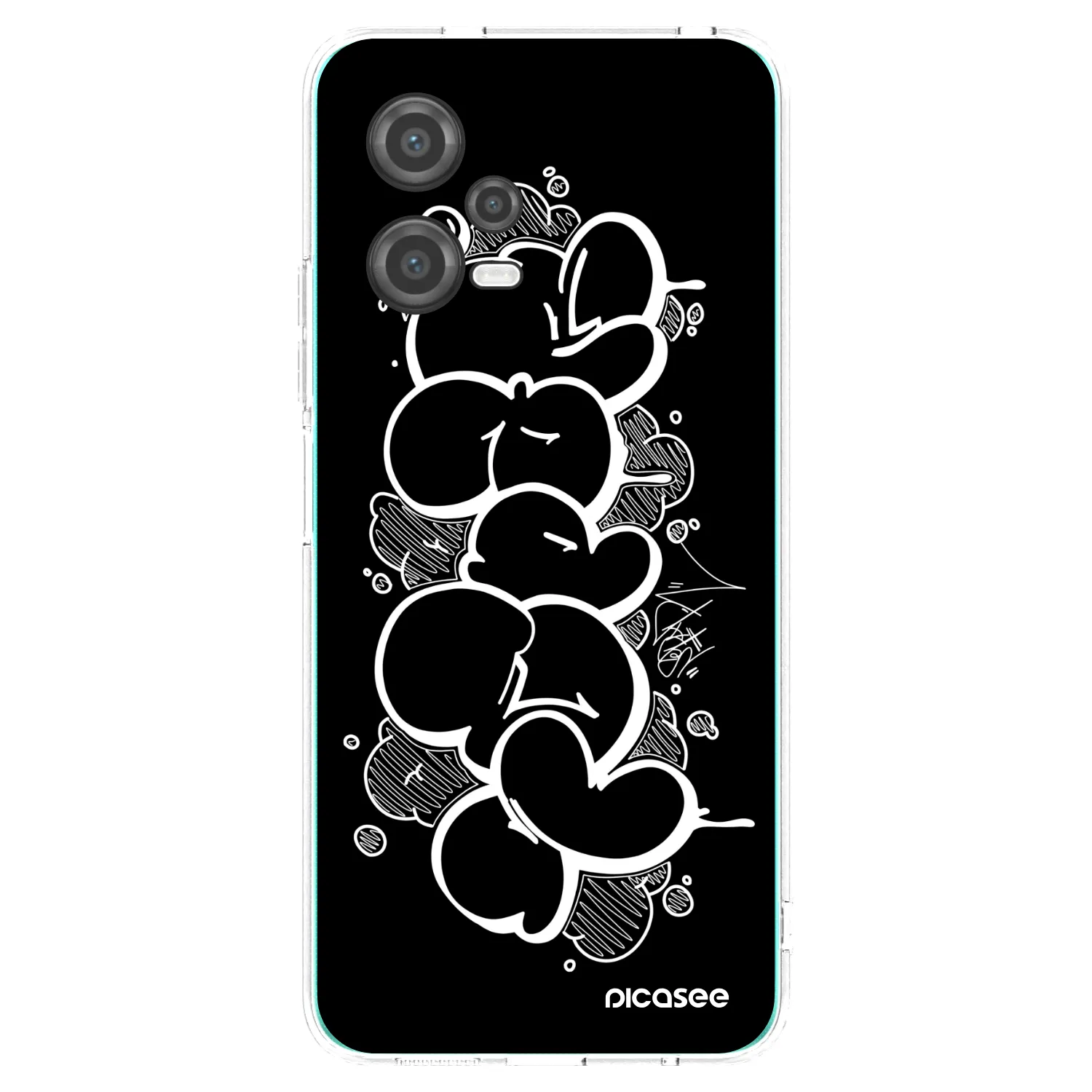 Picasee silikónový prehľadný obal pre Xiaomi Poco X5 - Throw UP