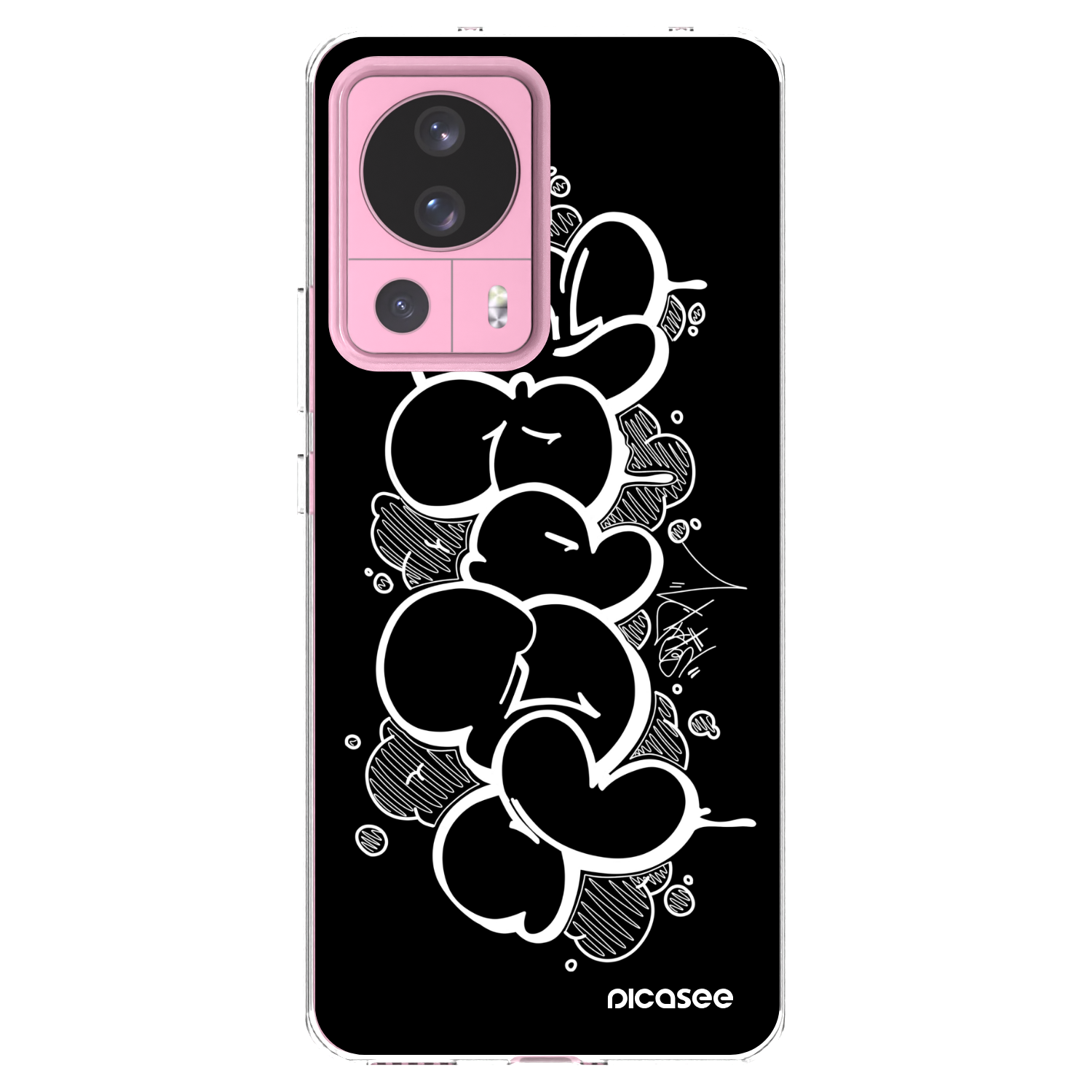 Picasee silikónový prehľadný obal pre Xiaomi 13 Lite - Throw UP