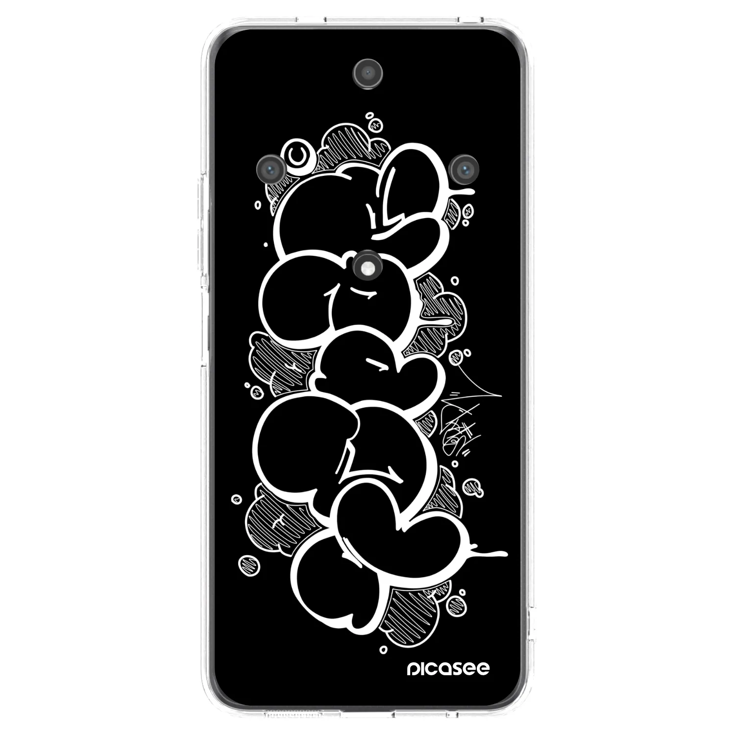 Picasee silikónový prehľadný obal pre Honor Magic5 Lite 5G - Throw UP