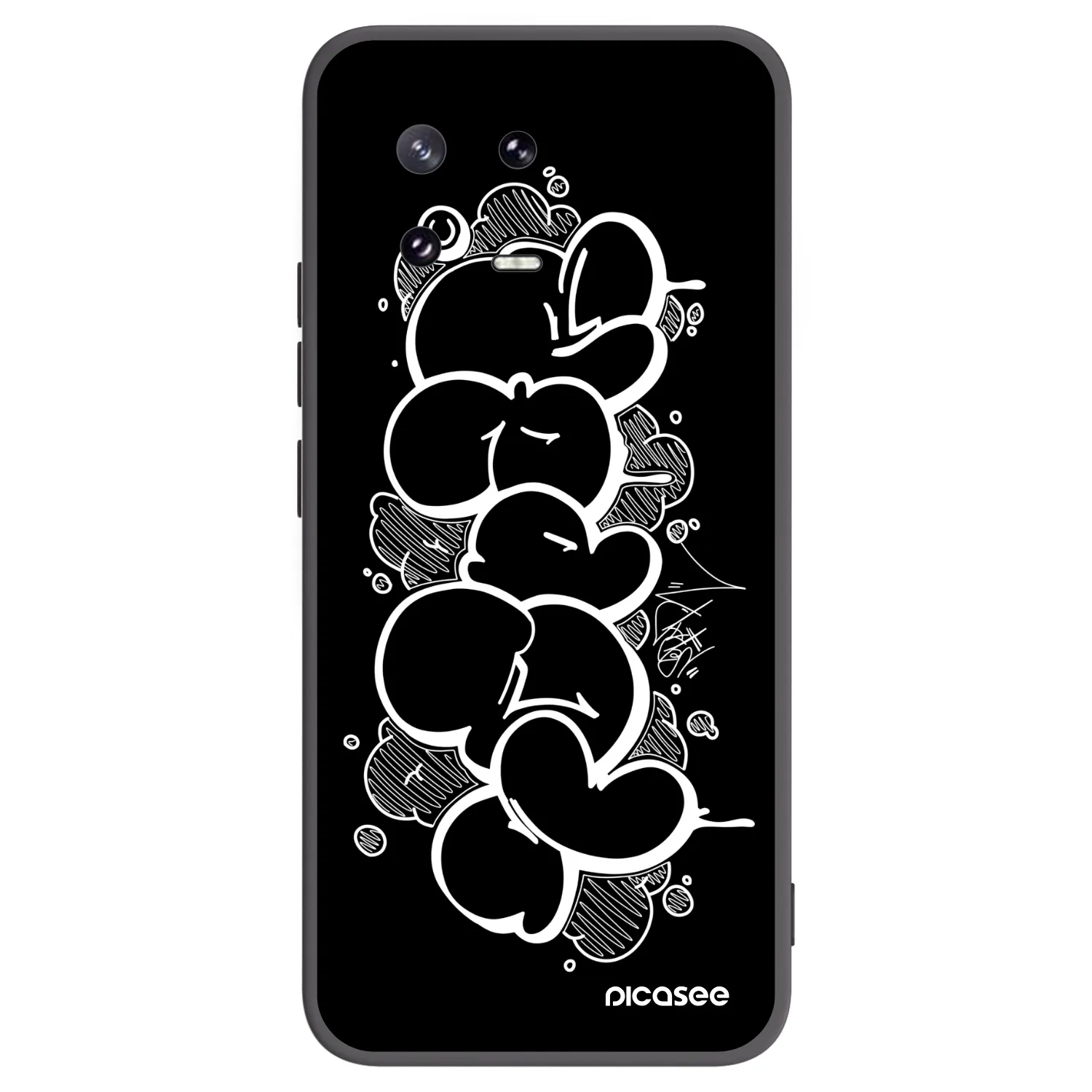 Picasee silikónový čierny obal pre Xiaomi 13 Pro - Throw UP