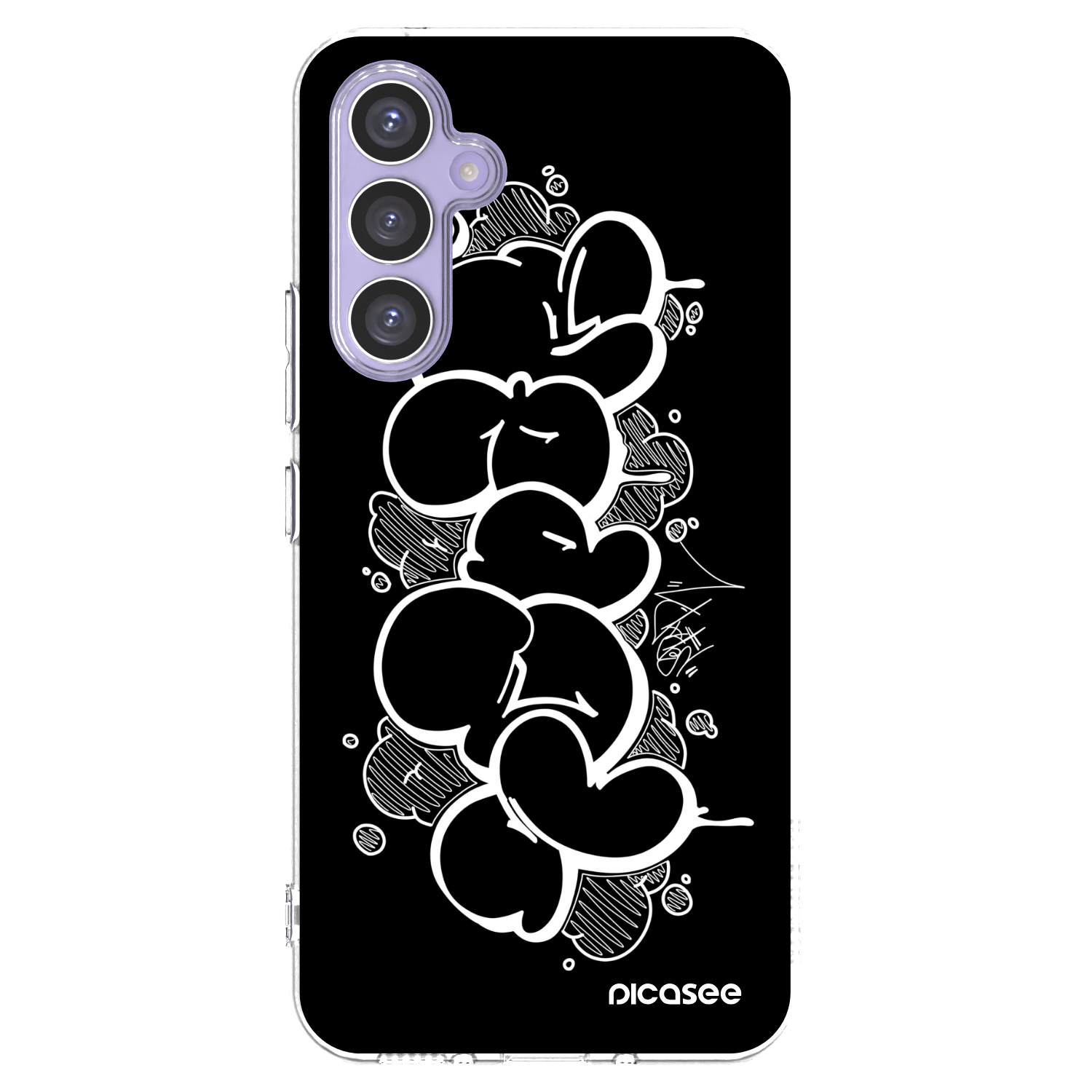 Picasee silikónový prehľadný obal pre Samsung Galaxy A54 5G A546B - Throw UP