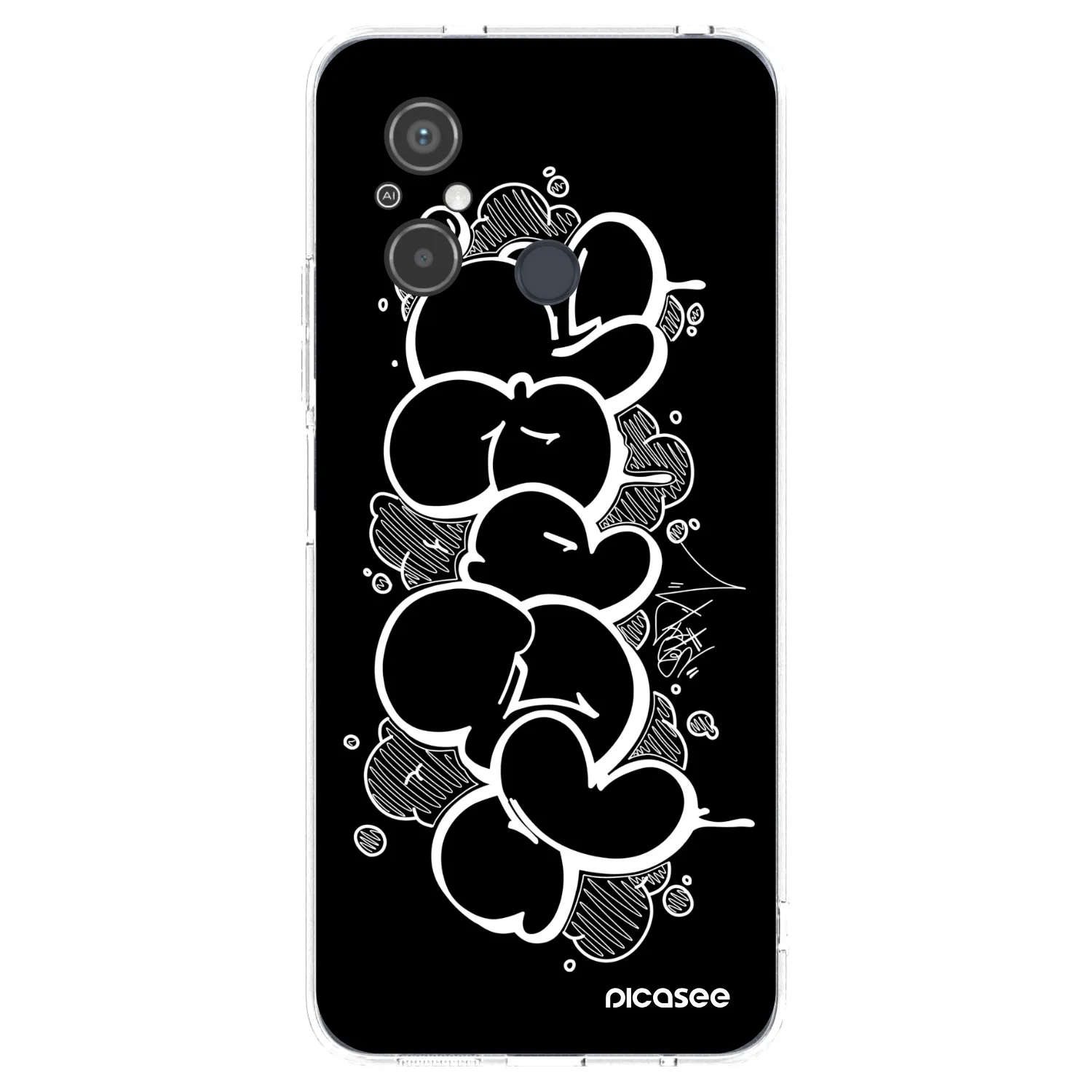 Silikónový prehľadný obal pre Xiaomi Redmi 12C - Throw UP