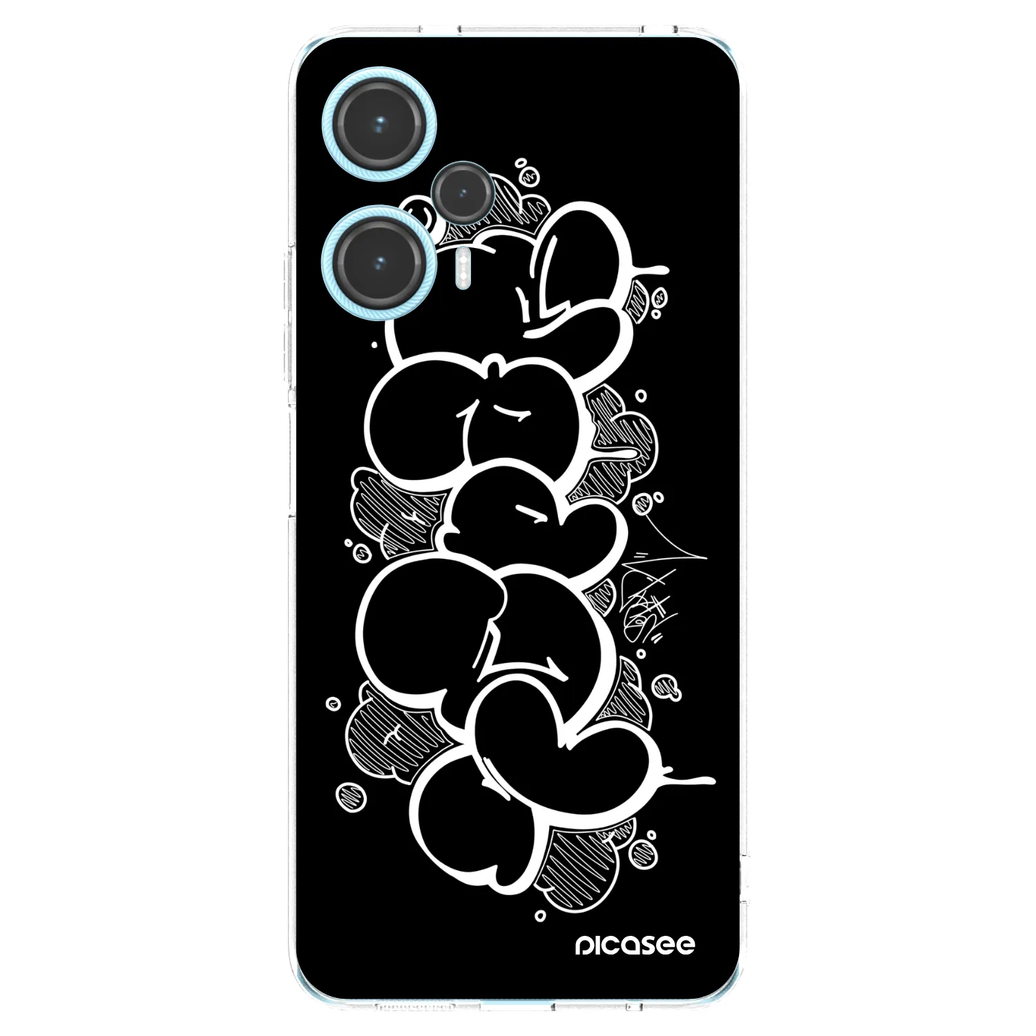Picasee silikónový prehľadný obal pre Xiaomi Poco F5 - Throw UP