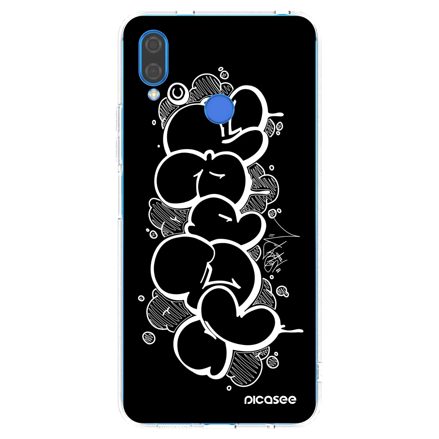 Picasee silikónový prehľadný obal pre Huawei Nova 3 - Throw UP