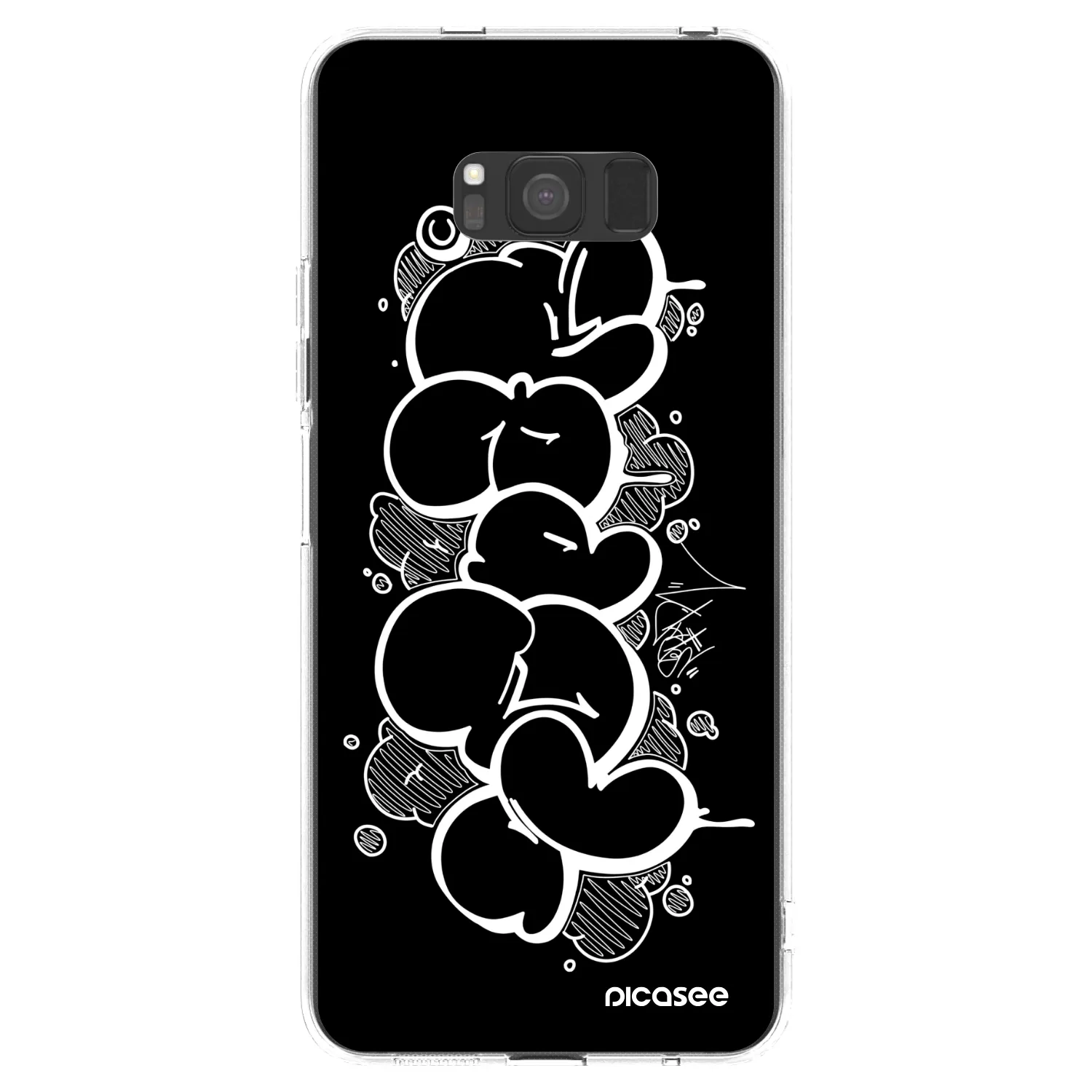 Picasee silikónový prehľadný obal pre Samsung Galaxy S8 G950F - Throw UP