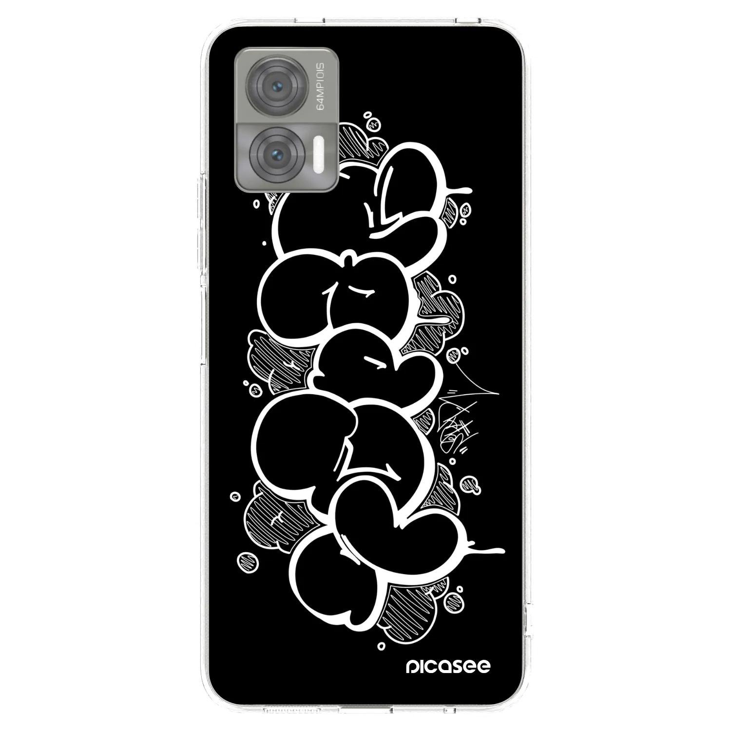 Picasee silikónový prehľadný obal pre Motorola Edge 30 Neo - Throw UP