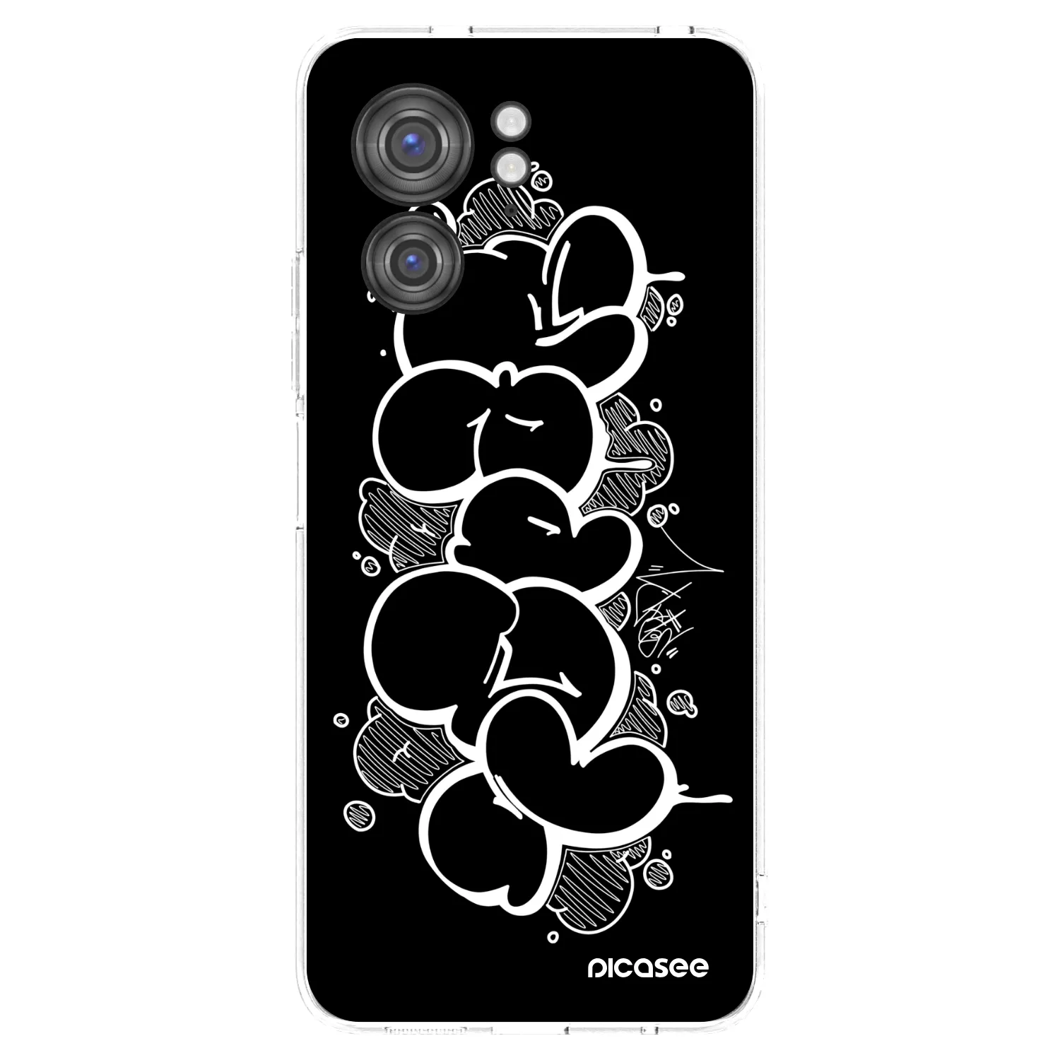 Picasee silikónový prehľadný obal pre Motorola Edge 40 - Throw UP