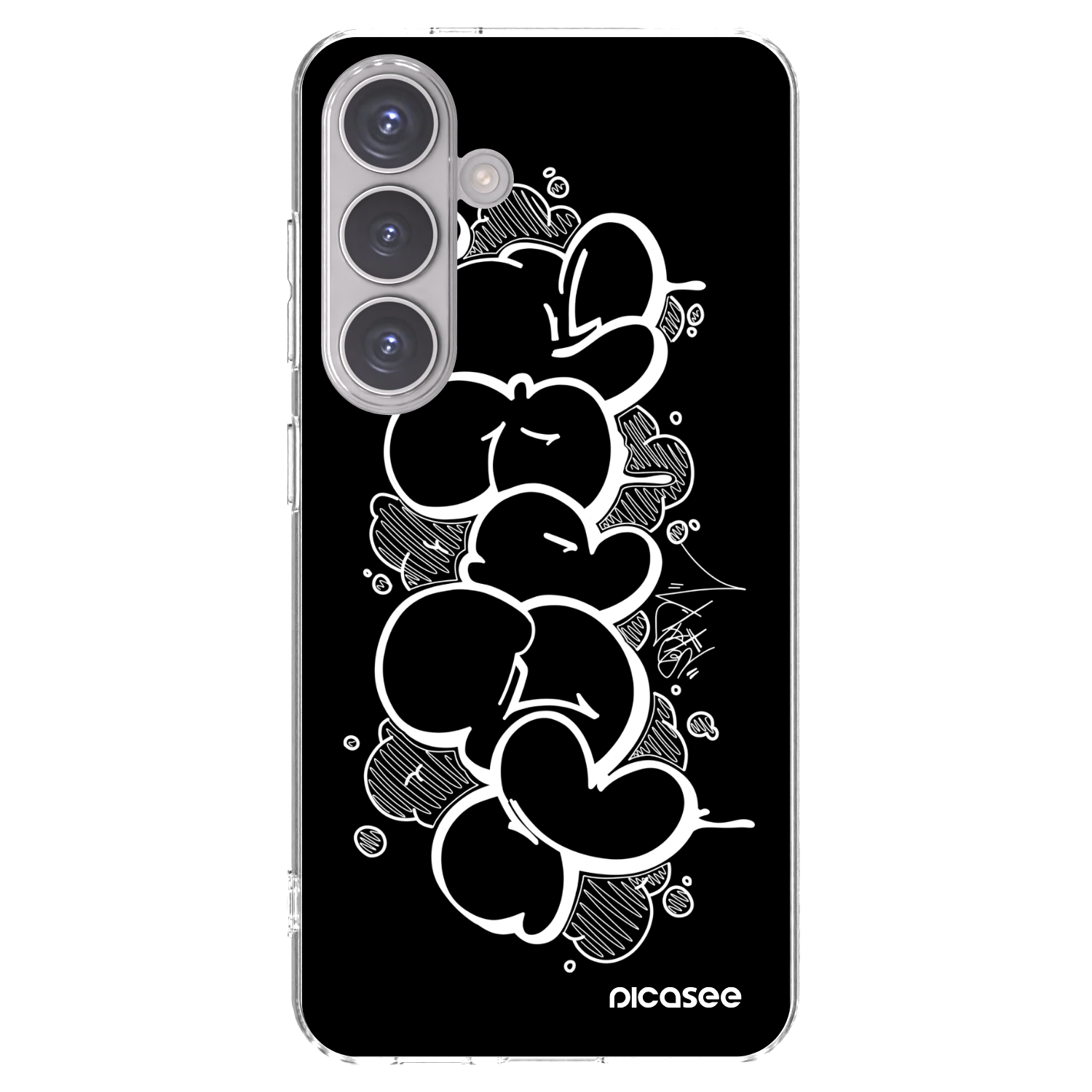 Picasee silikónový prehľadný obal pre Samsung Galaxy S24 S921B 5G - Throw UP
