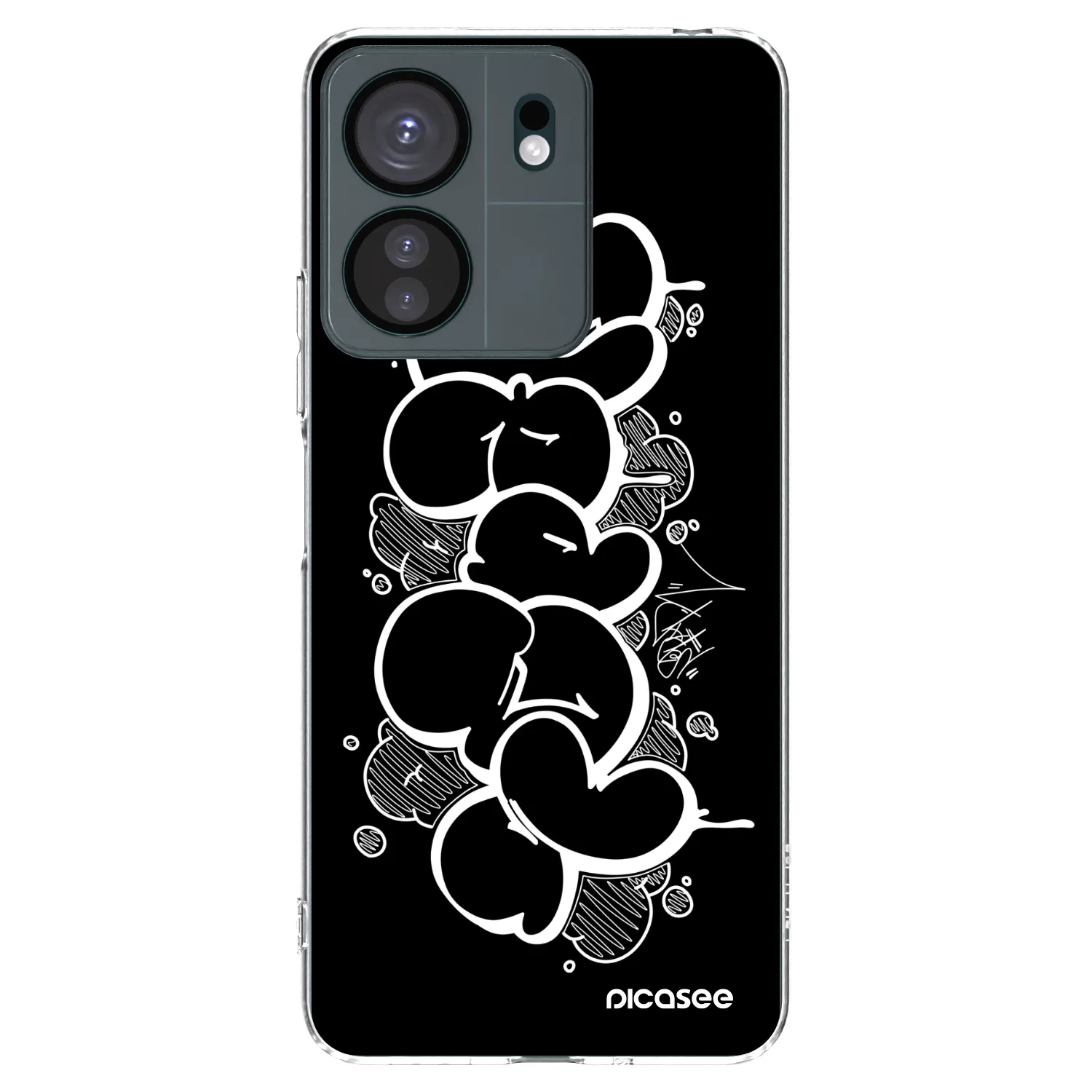 Silikónový prehľadný obal pre Xiaomi Redmi 13C 4G - Throw UP