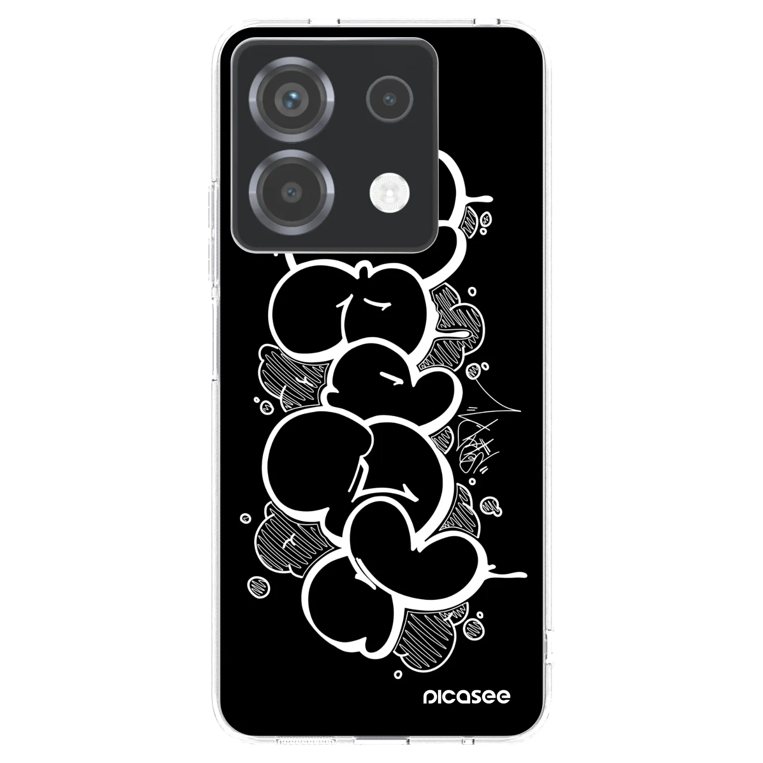 Picasee silikónový prehľadný obal pre Xiaomi Poco X6 - Throw UP