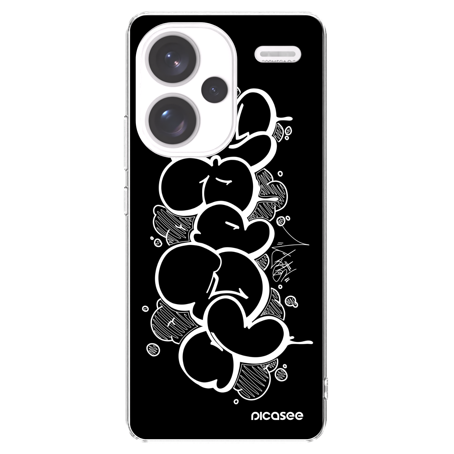 Picasee silikónový prehľadný obal pre Xiaomi Redmi Note 13 Pro+ 5G - Throw UP