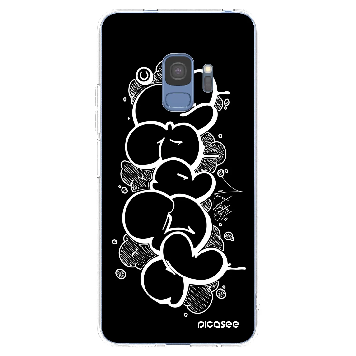 Picasee silikónový prehľadný obal pre Samsung Galaxy S9 G960F - Throw UP