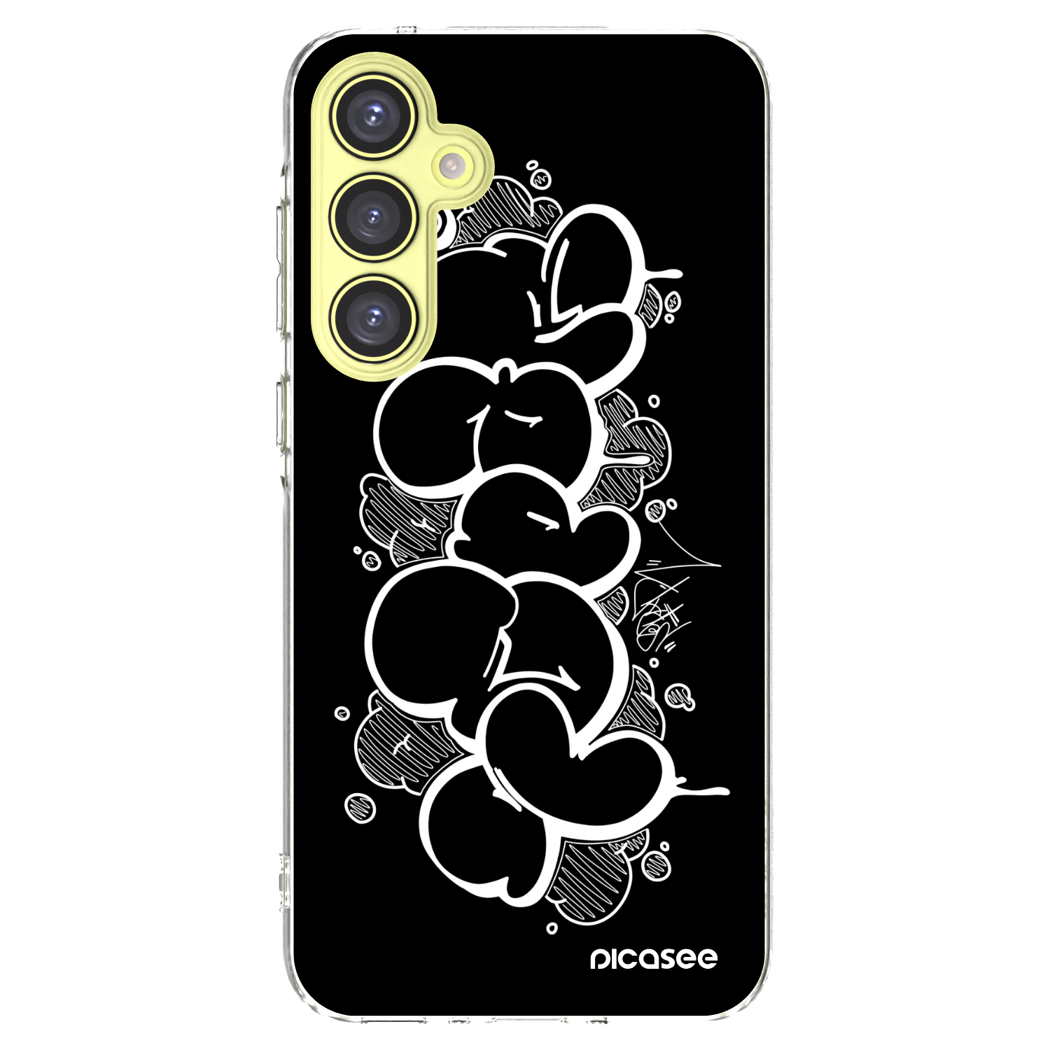 Picasee silikónový prehľadný obal pre Samsung Galaxy A35 5G A356B - Throw UP