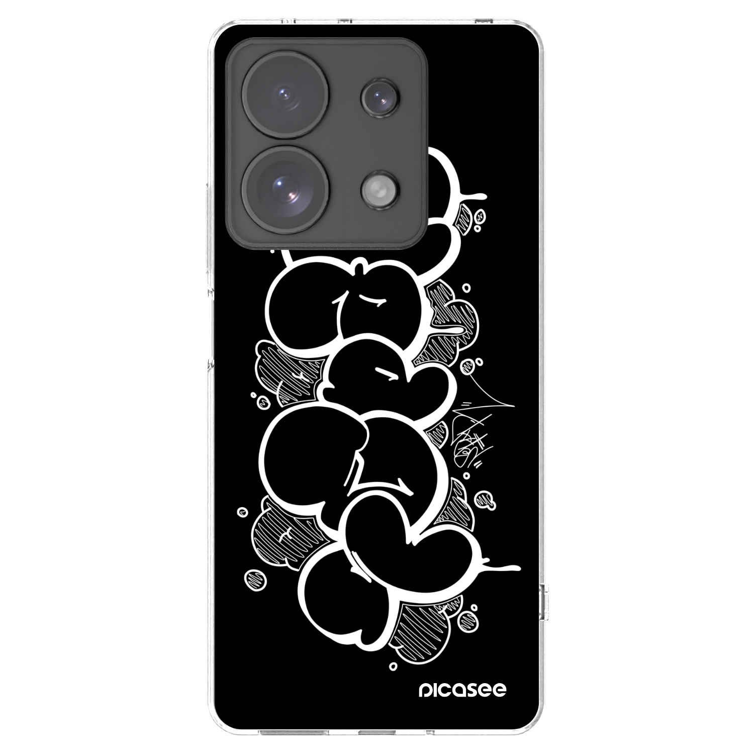 Silikónový prehľadný obal pre Xiaomi Redmi Note 13 Pro 4G - Throw UP