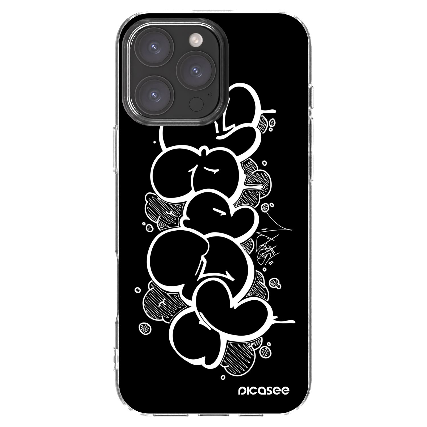 Silikónový prehľadný obal pre Apple iPhone 16 Pro Max - Throw UP