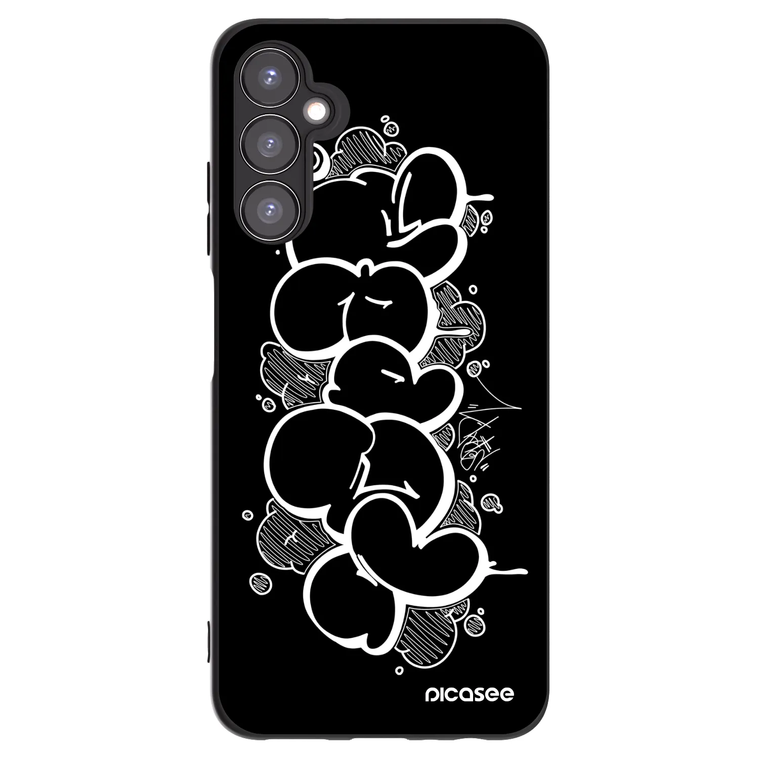 Picasee silikónový čierny obal pre Samsung Galaxy A05s A057G - Throw UP