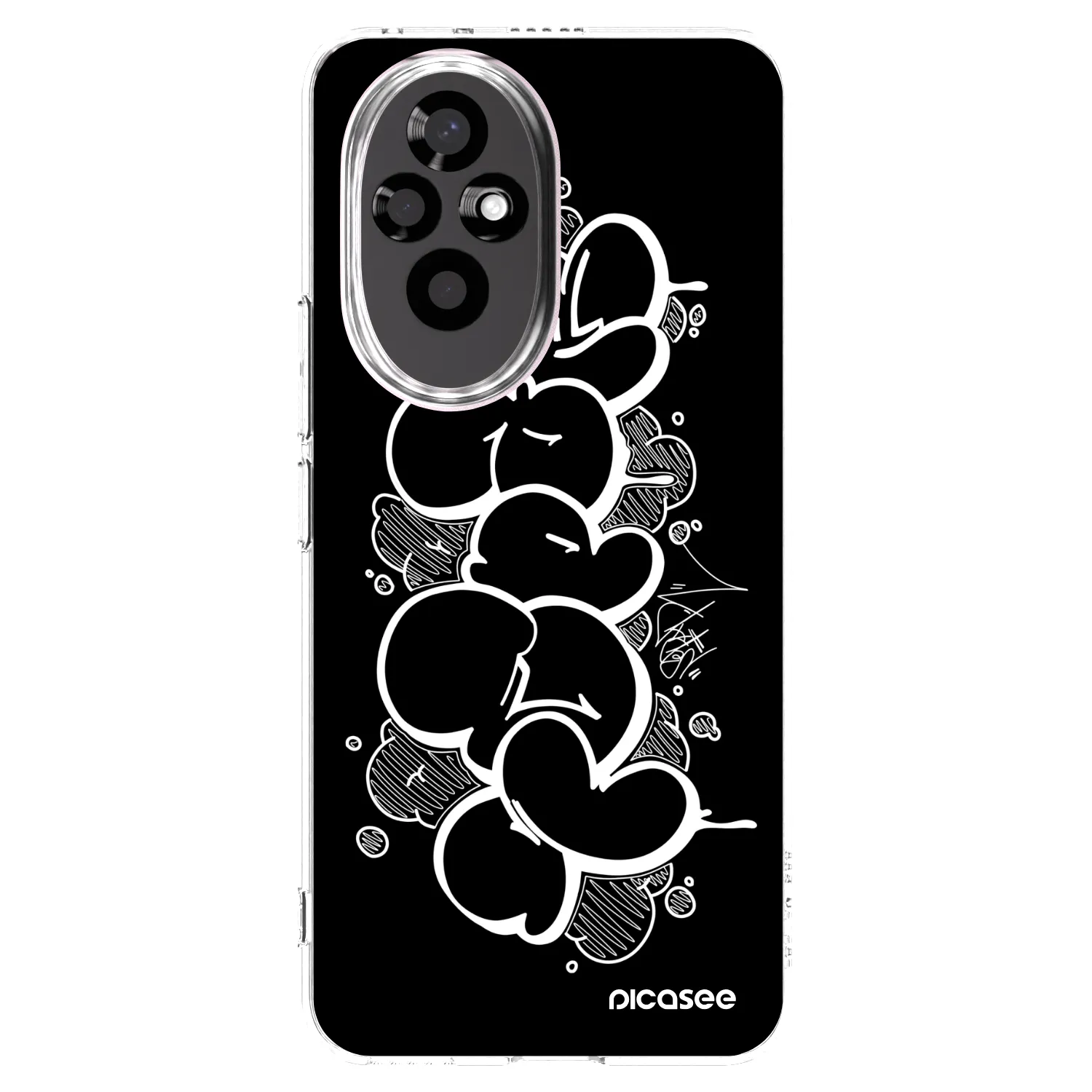Picasee silikónový prehľadný obal pre Honor 200 Pro 5G - Throw UP