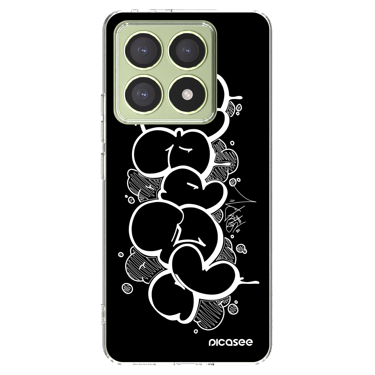 Picasee silikónový prehľadný obal pre Xiaomi 14T - Throw UP