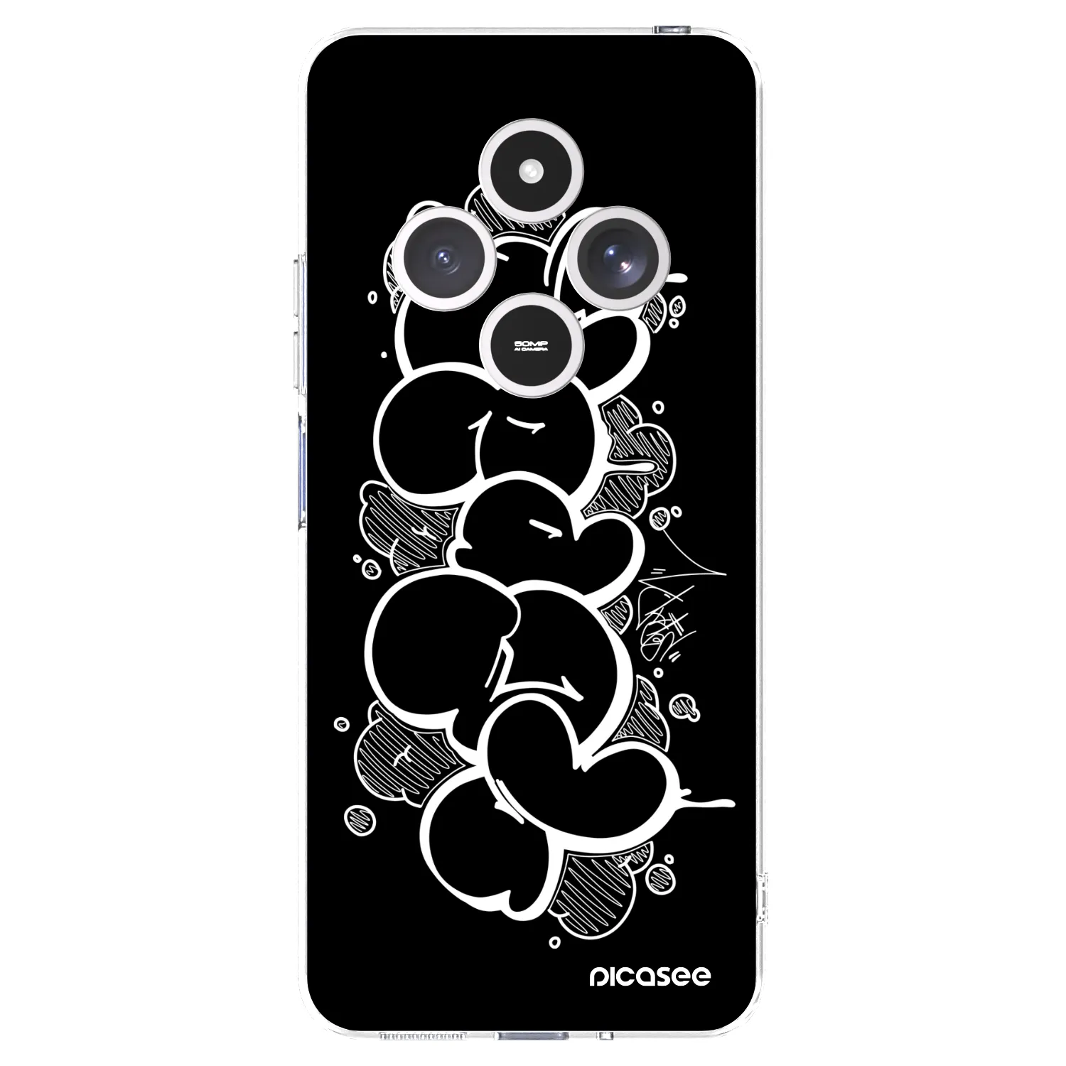 Picasee silikónový prehľadný obal pre Xiaomi Redmi 14C - Throw UP