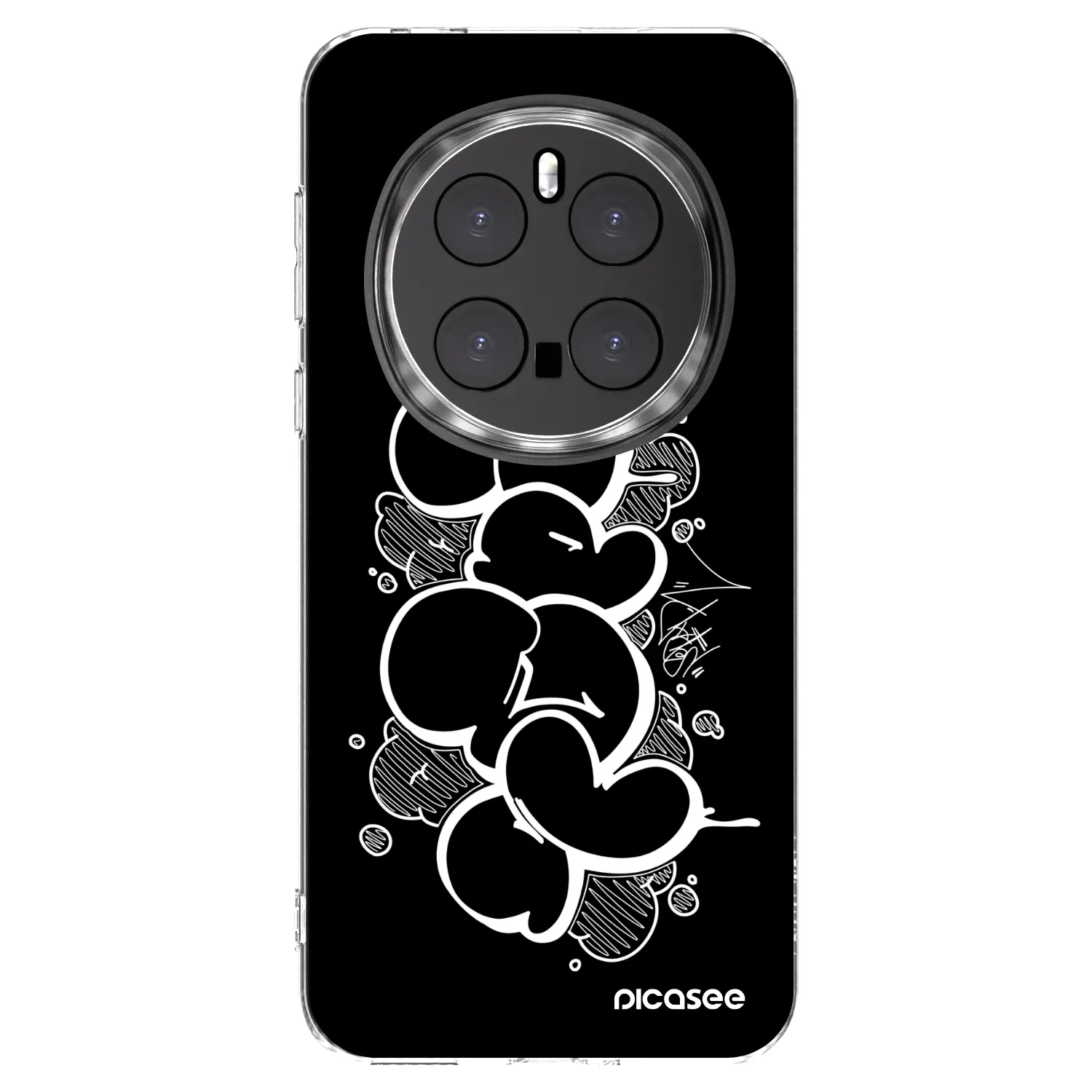 Picasee silikónový prehľadný obal pre Honor Magic7 Pro 5G - Throw UP
