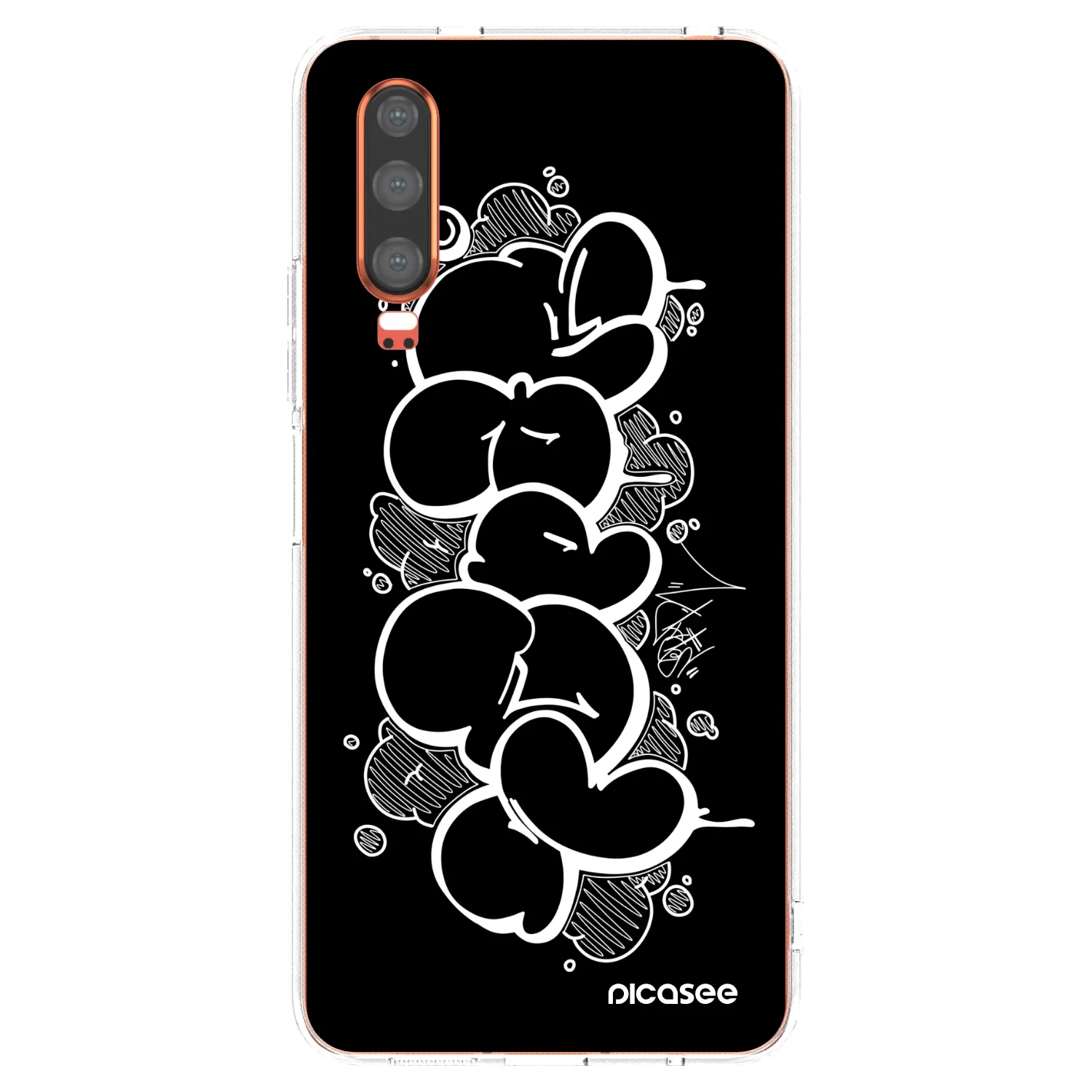 Picasee silikónový prehľadný obal pre Huawei P30 - Throw UP