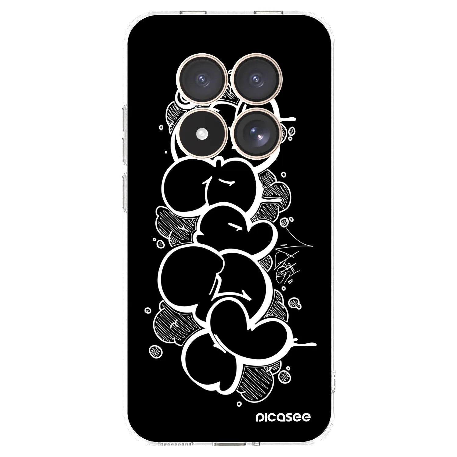 Picasee silikónový prehľadný obal pre Xiaomi Redmi Note 15 Pro 4G - Throw UP
