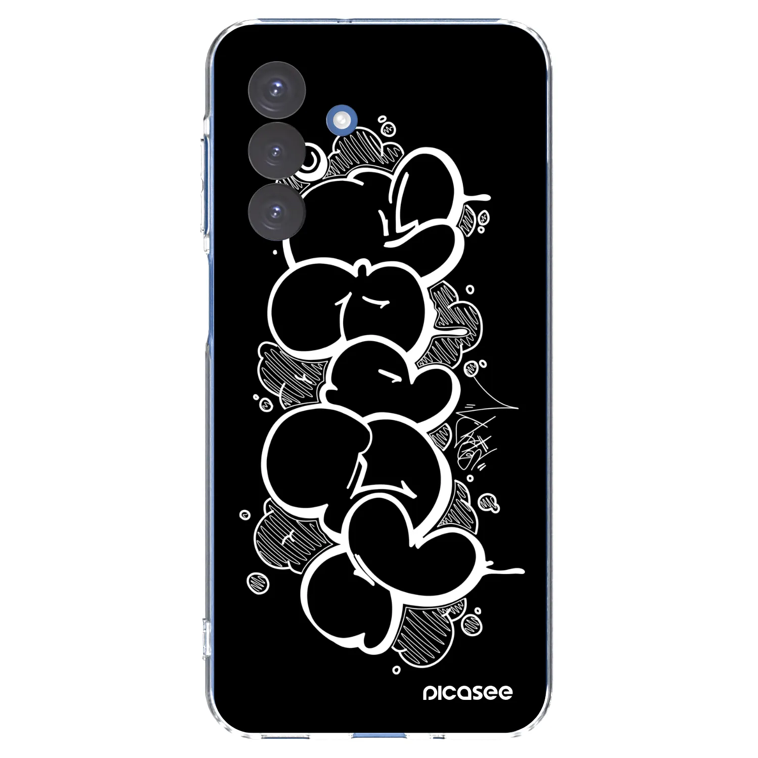 Picasee silikónový prehľadný obal pre Samsung Galaxy A17 5G - Throw UP